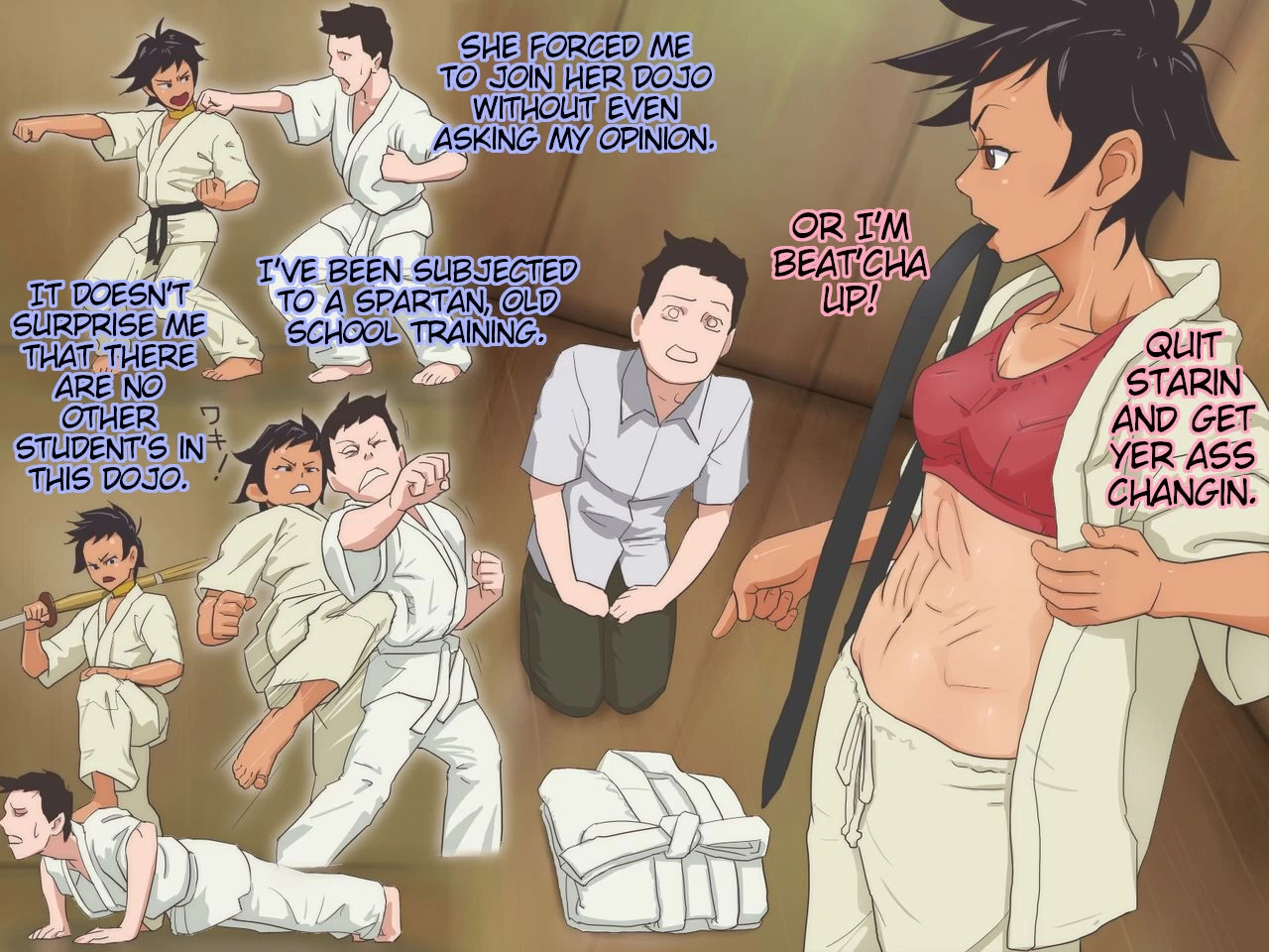 Hot Blooded Karate Girl Niramarese Cross 5th-Dan Missionary Technique porn comic picture 4