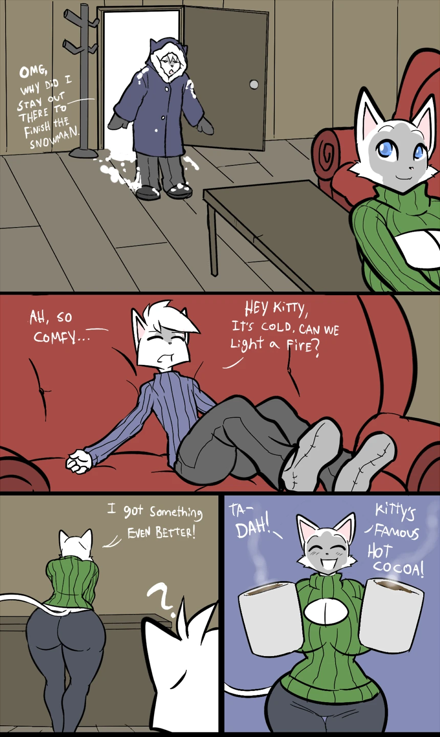 Hot cocoa porn comic picture 1