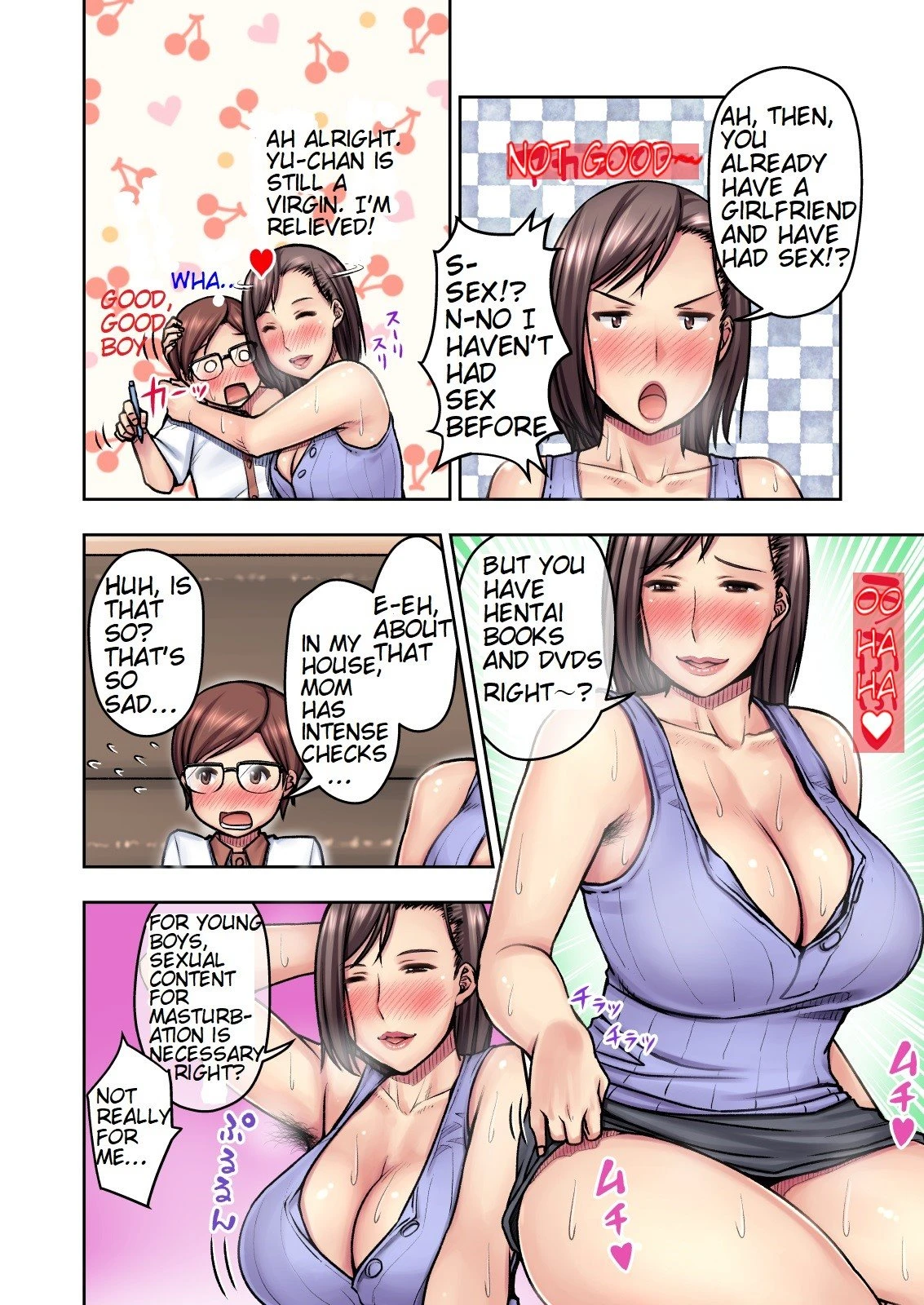 Hot Hot Night in the Custody of my Difficult Kansai Aunt porn comic picture 9