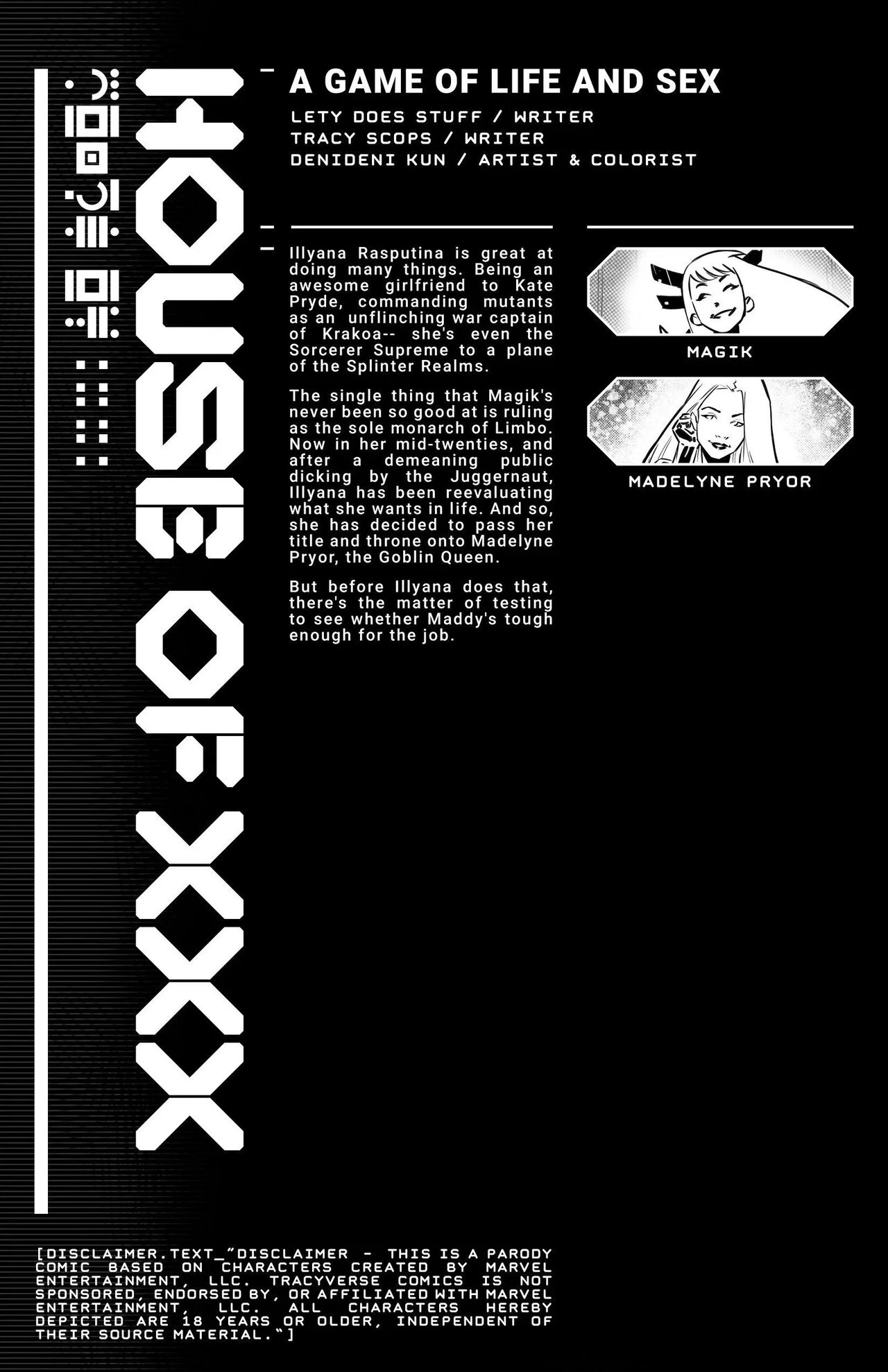 House Of XXX - A Game Of Life And Sex porn comic picture 2