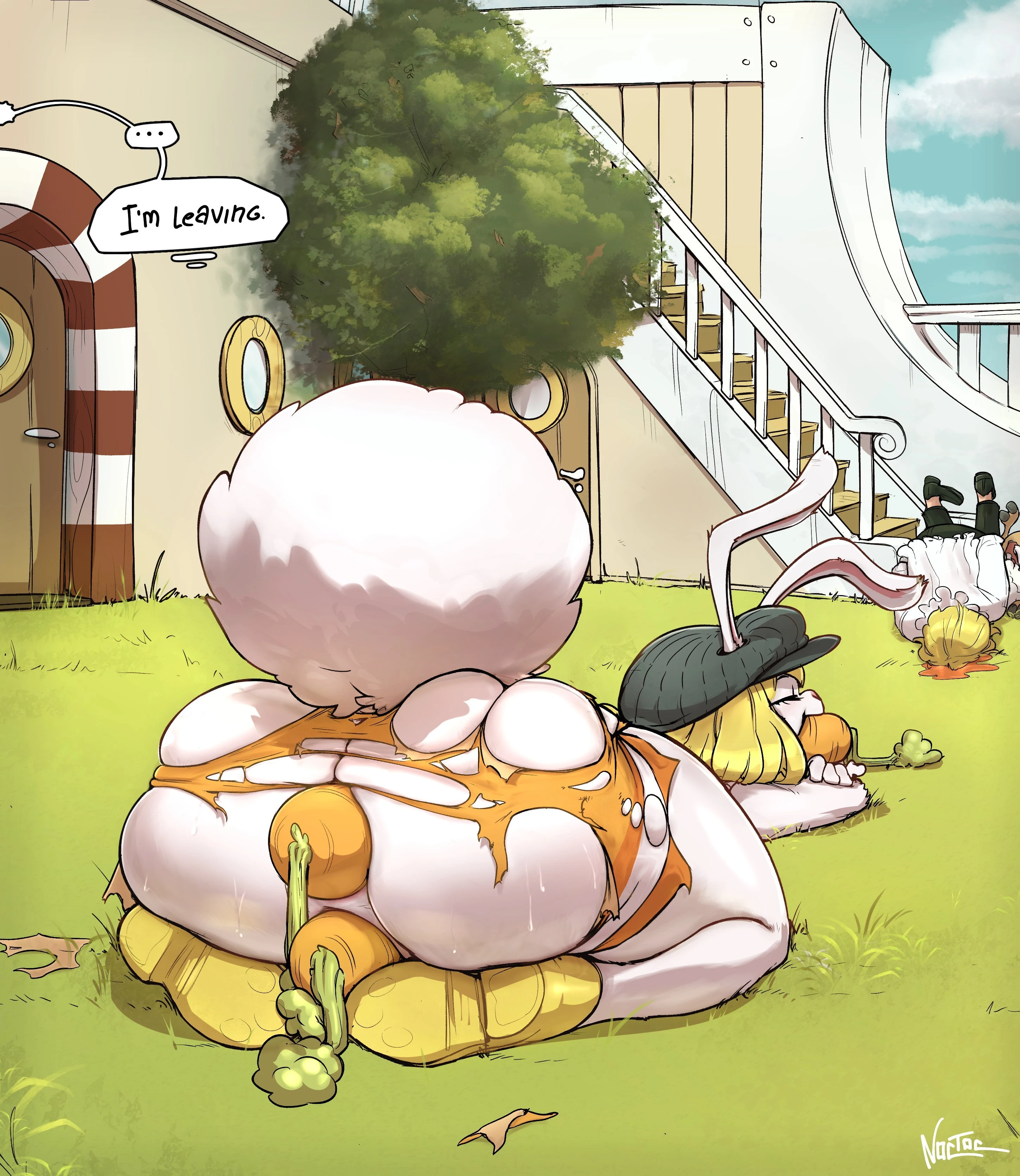 How deep is the Rabbit Hole porn comic picture 6