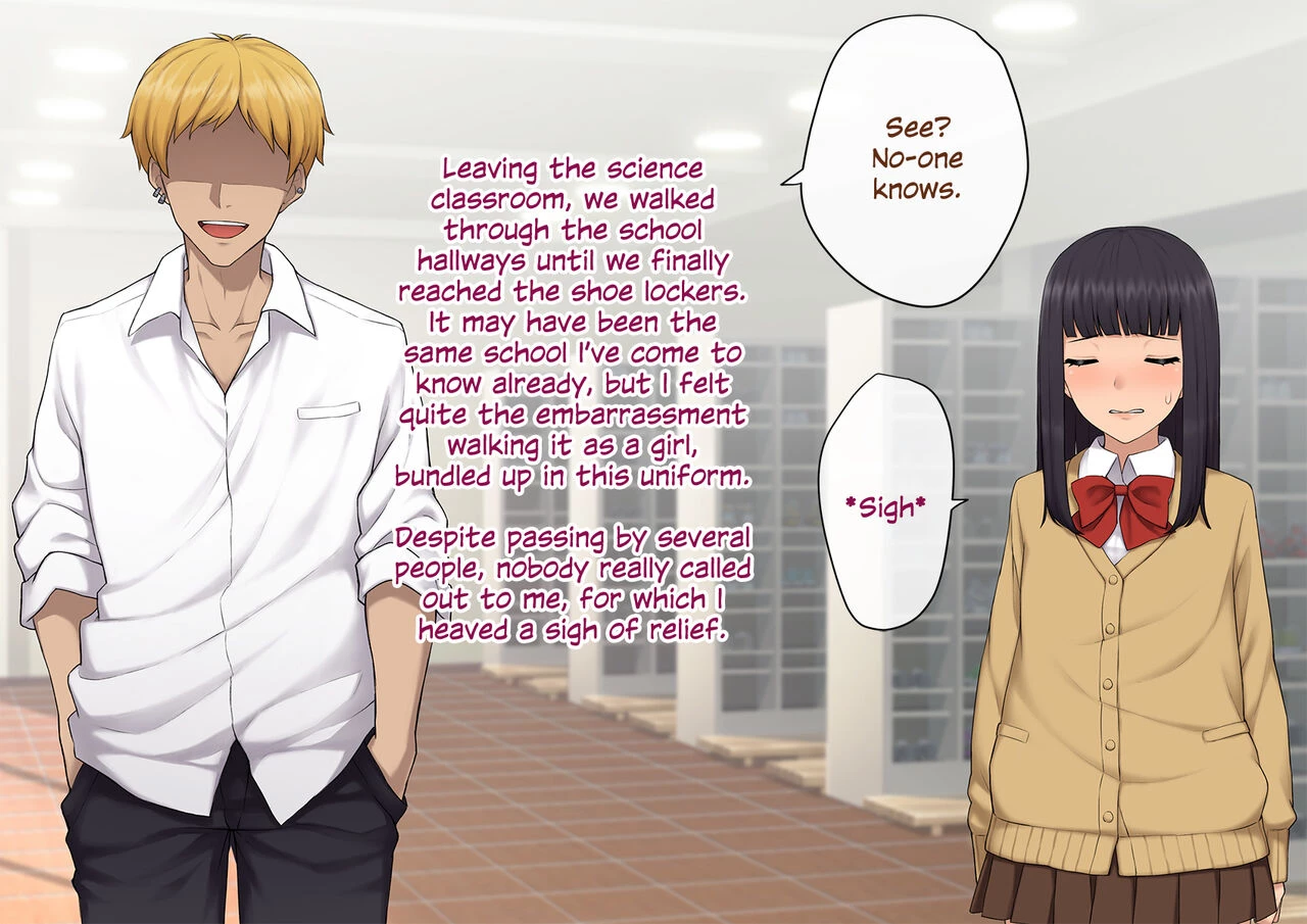 How I Became His GF ~A Cool Guy Turned Crossdressing Addict~ | Kare no Kanojo ni Natta Boku ~Cool na Danshi ga Josou ni Hamatte Ochiru made~ porn comic picture 204