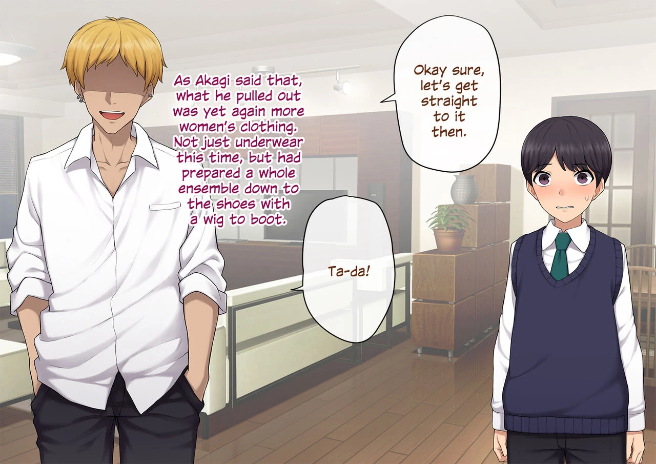 How I Became His GF ~A Cool Guy Turned Crossdressing Addict~ | Kare no Kanojo ni Natta Boku ~Cool na Danshi ga Josou ni Hamatte Ochiru made~ porn comic picture 96