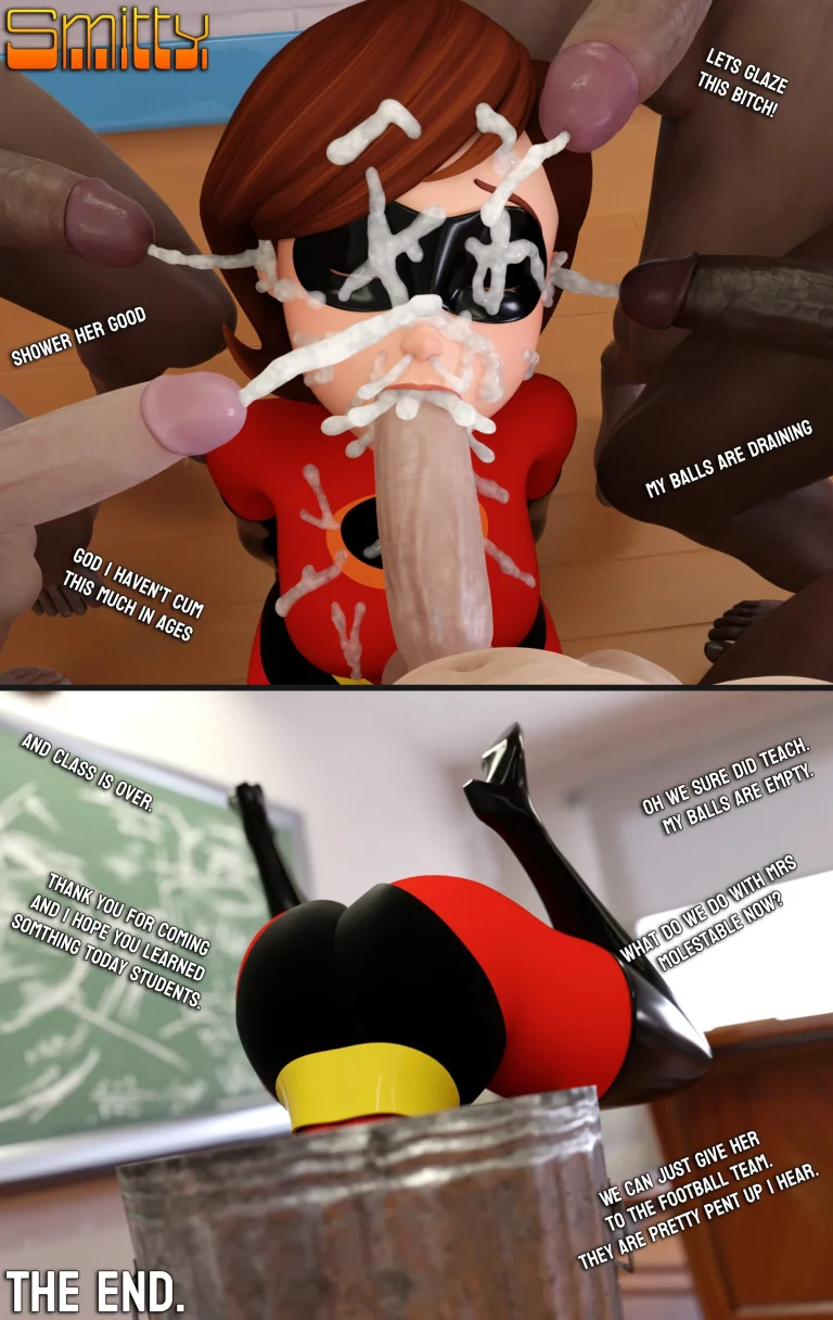 How to defeat a Heroine, with Elastigirl porn comic picture 15