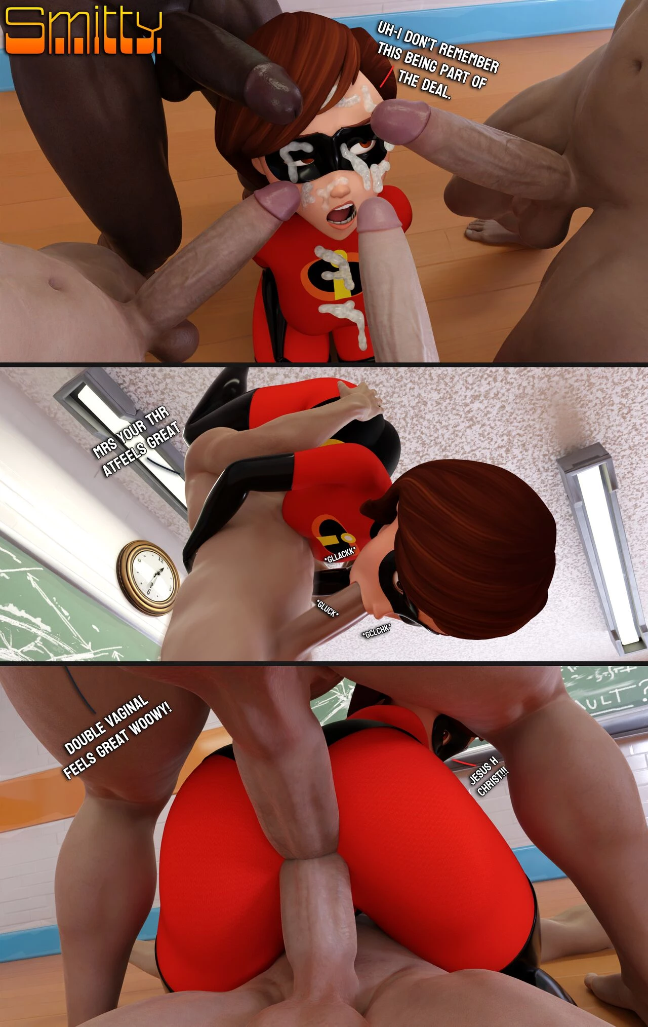How to Defeat a Heroine, with Special Guest Elastigirl porn comic picture 15