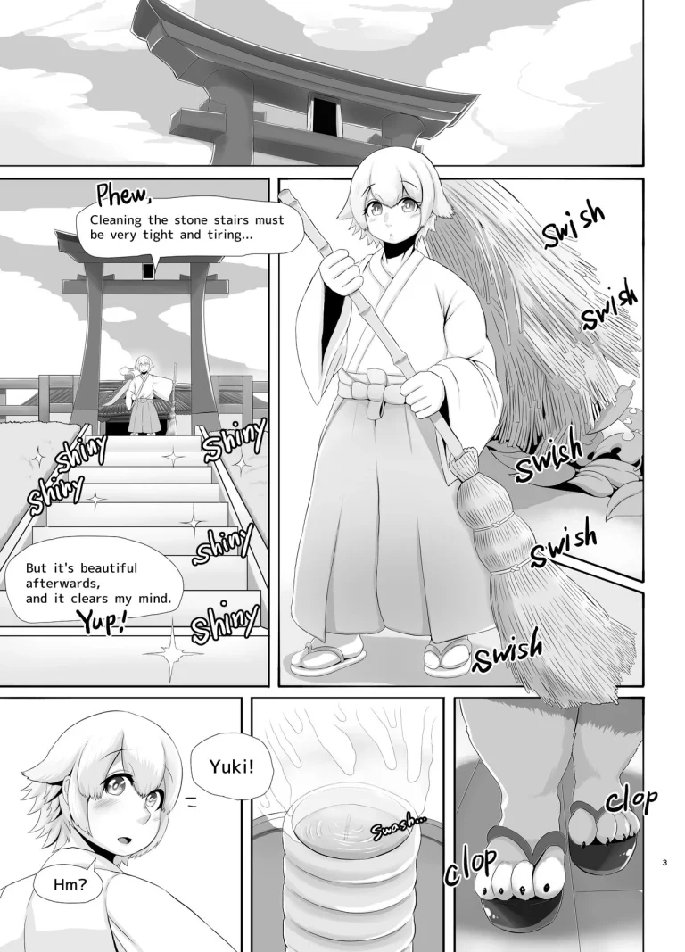 Huge breasts Chihuahua shrine maiden Episode to meet for the first time | Deka Bakunyuu Chihuahua Miko Deai Hen porn comic picture 3