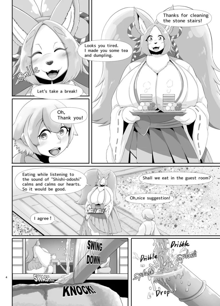 Huge breasts Chihuahua shrine maiden Episode to meet for the first time | Deka Bakunyuu Chihuahua Miko Deai Hen porn comic picture 4