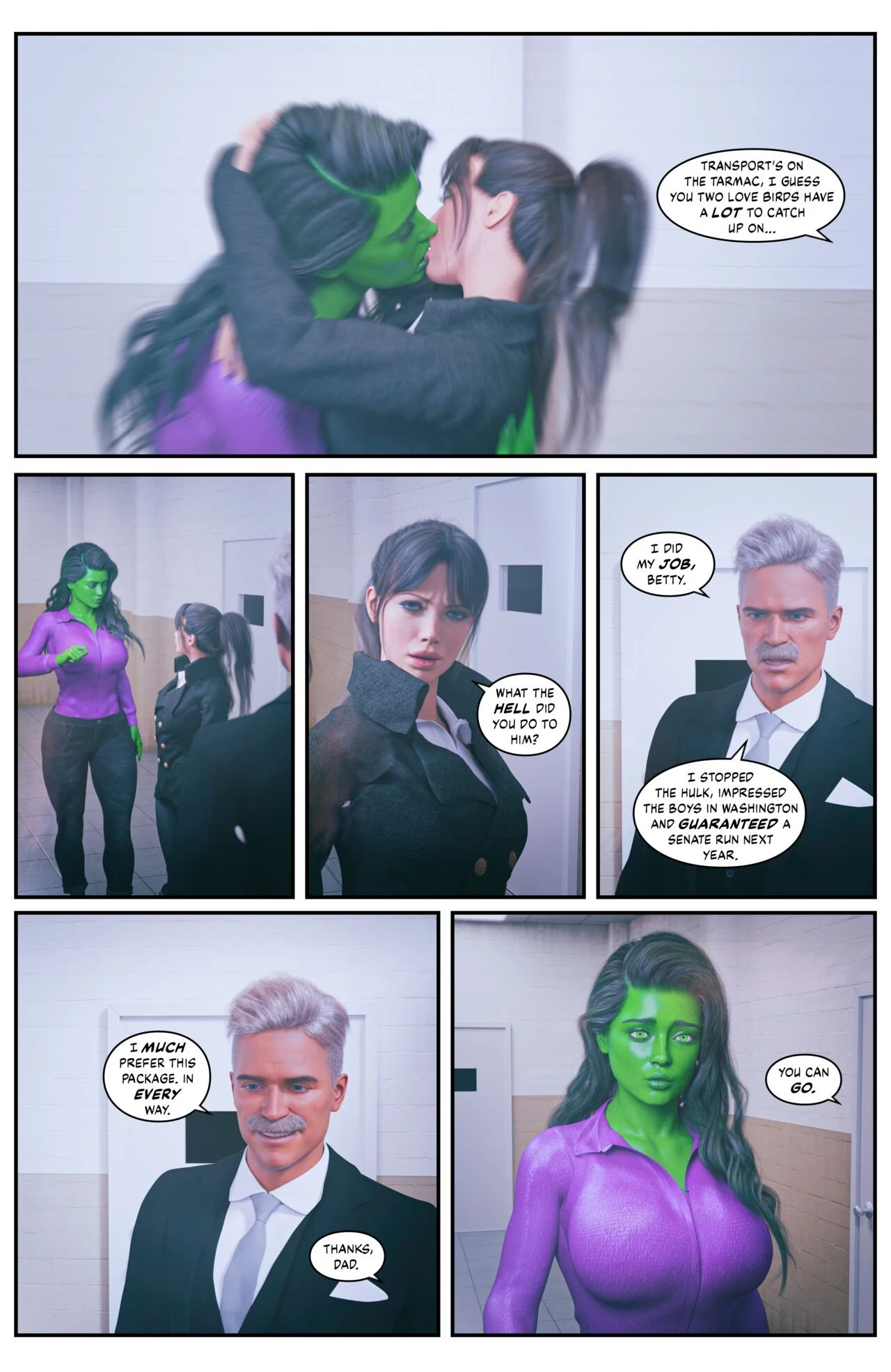 Hulk: Bustier porn comic picture 13