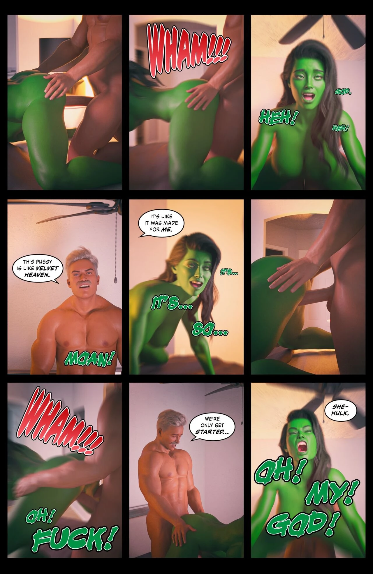 Hulk: Bustier porn comic picture 33