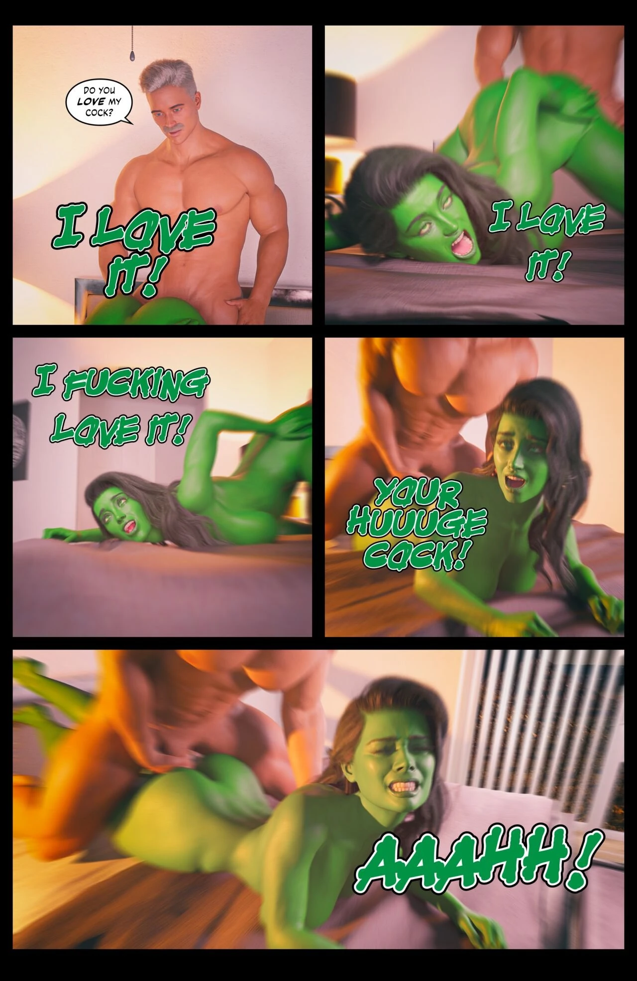 Hulk: Bustier porn comic picture 35