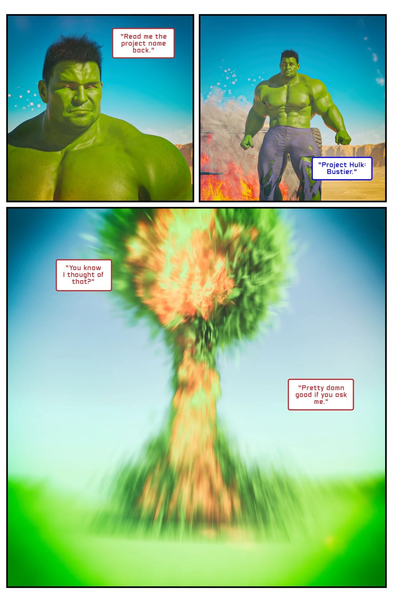 Hulk: Bustier porn comic picture 4