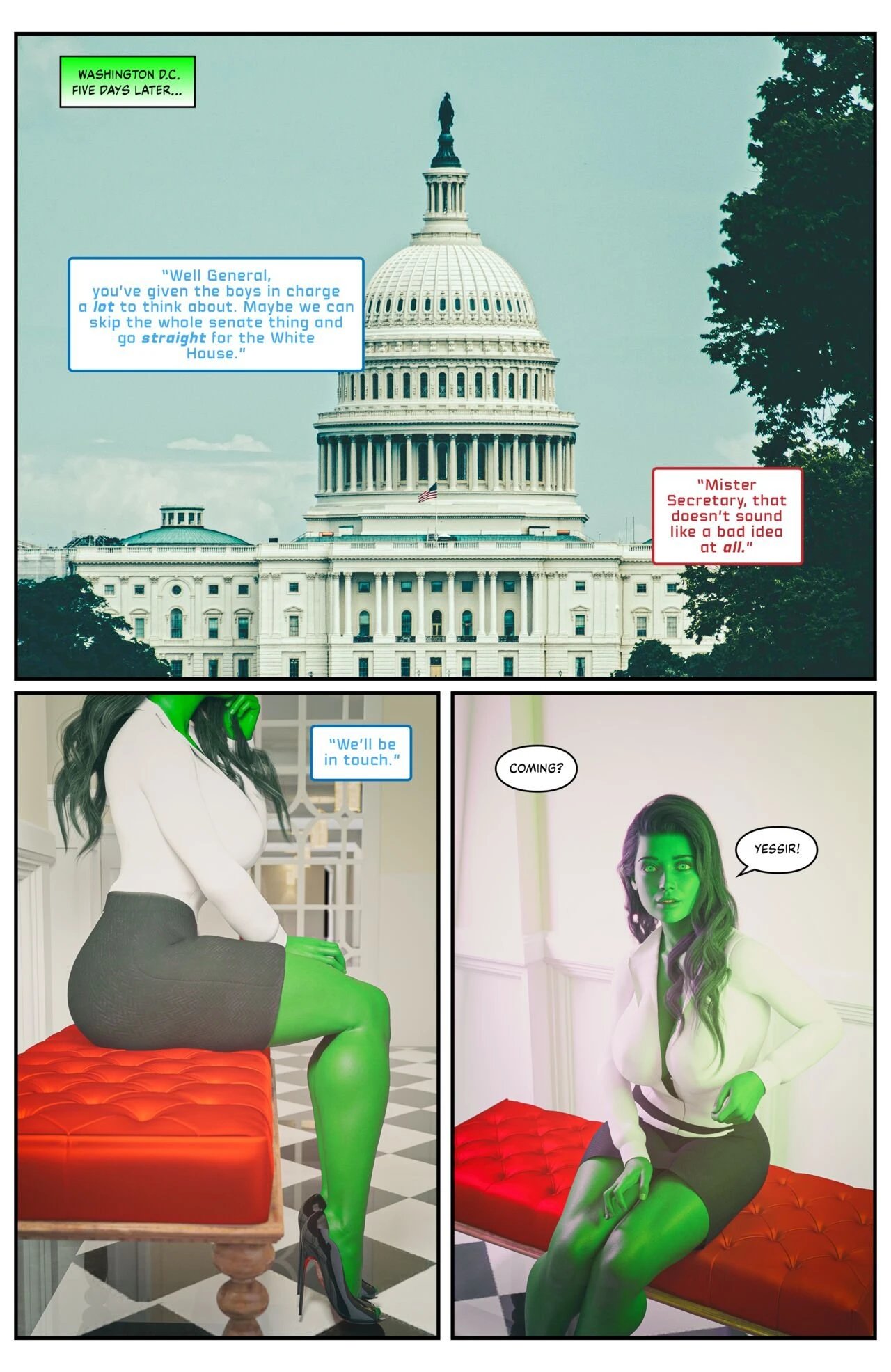 Hulk: Bustier porn comic picture 40