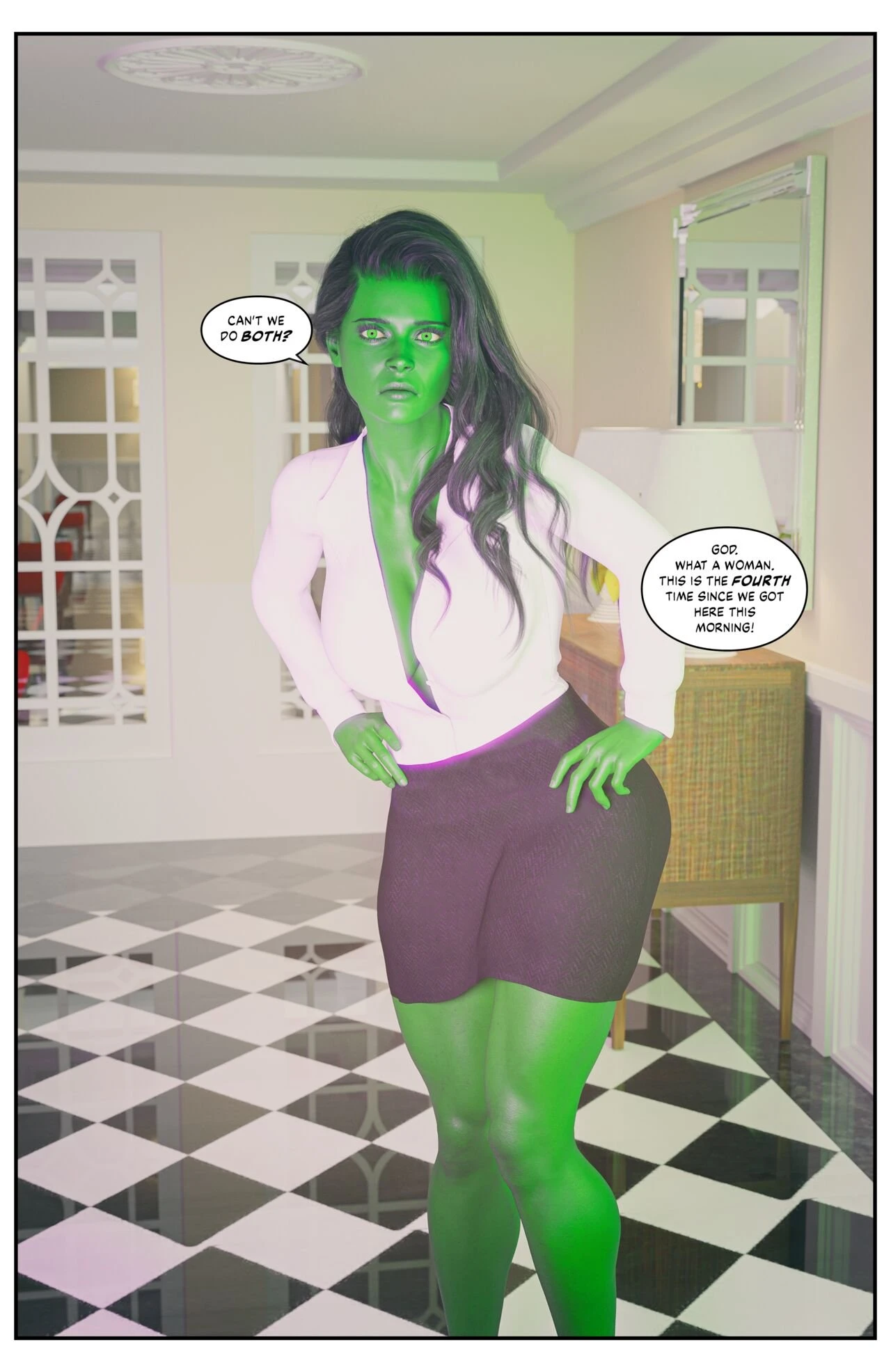 Hulk: Bustier porn comic picture 42