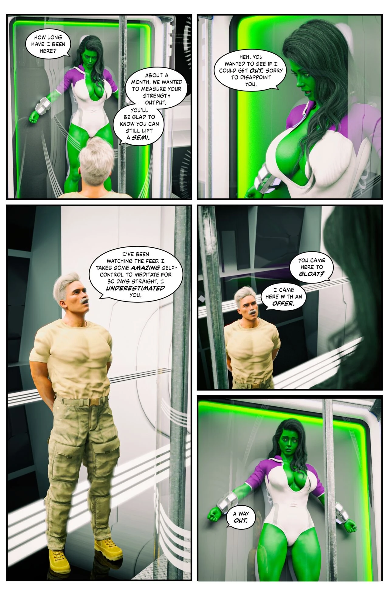 Hulk: Bustier porn comic picture 8