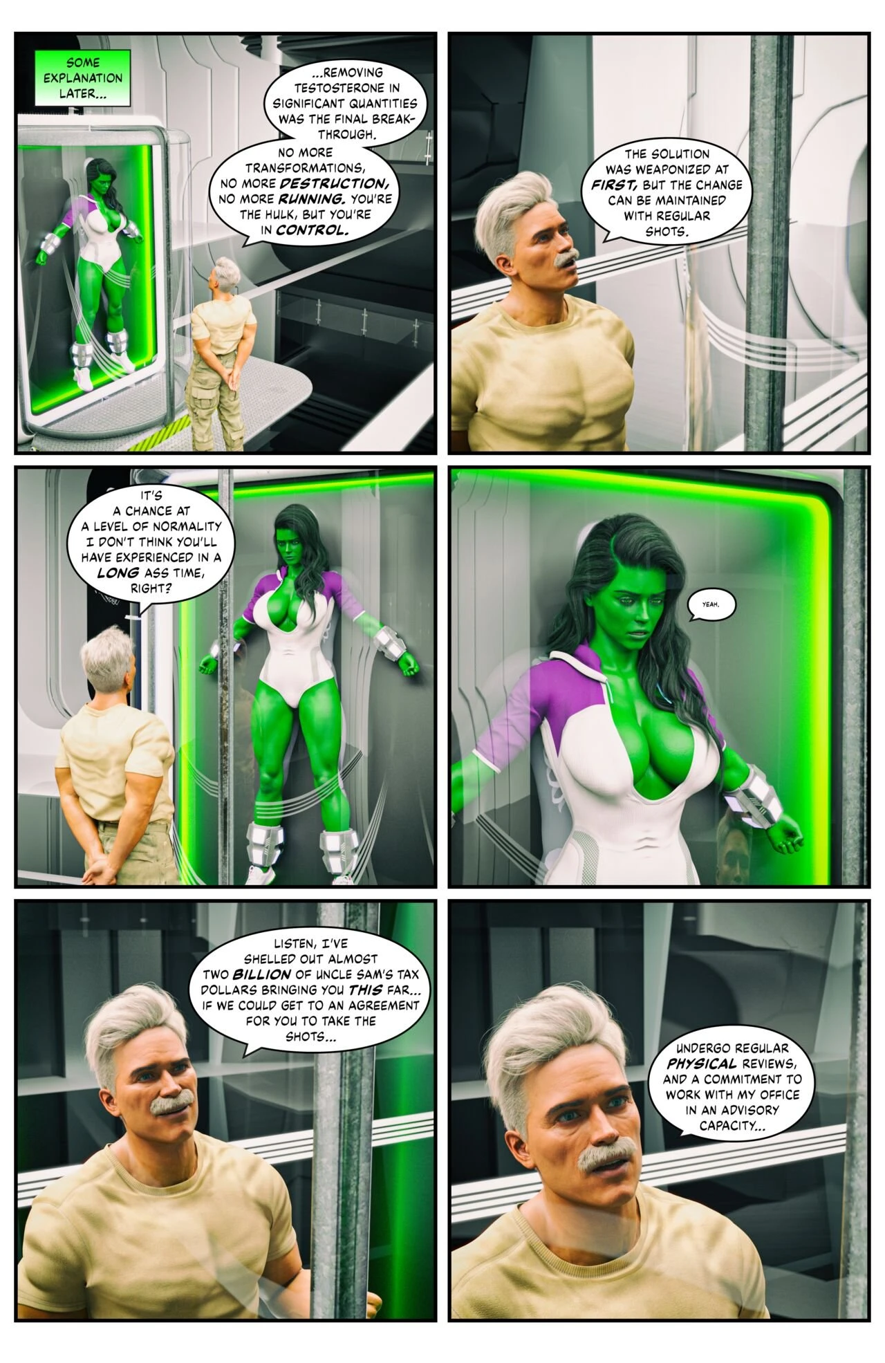 Hulk: Bustier porn comic picture 9