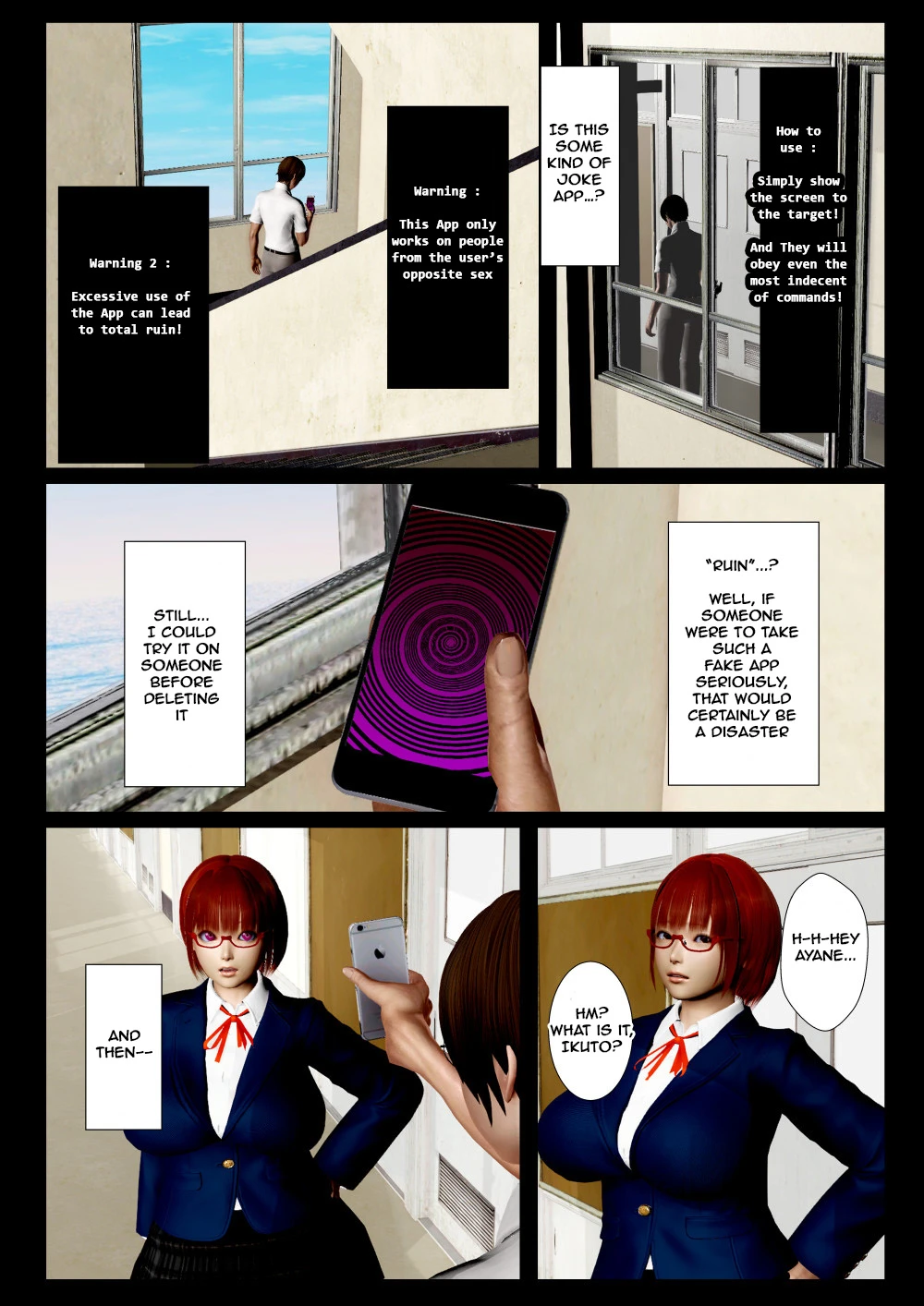 Hypnosis Netorare | Saimin Netorare porn comic picture 5