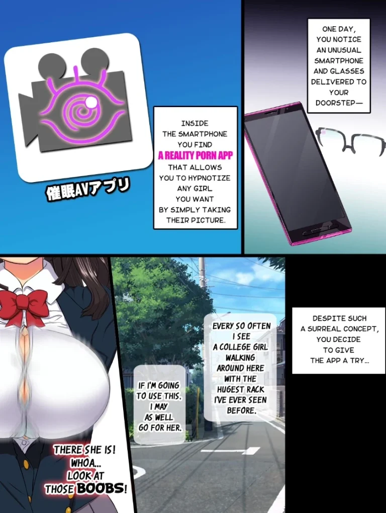 Hypnotized College Girls -REALITY PORN APP porn comic picture 1