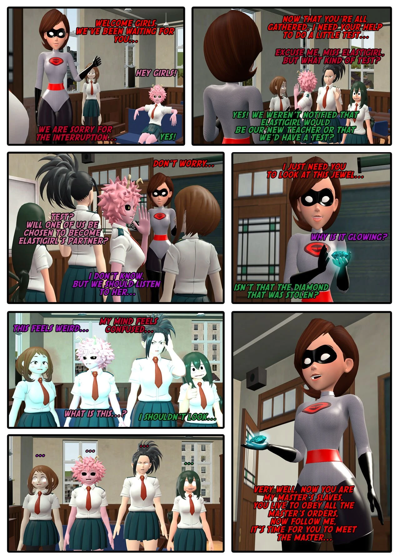 HYPNOTIZED HELEN PART 2 porn comic picture 5