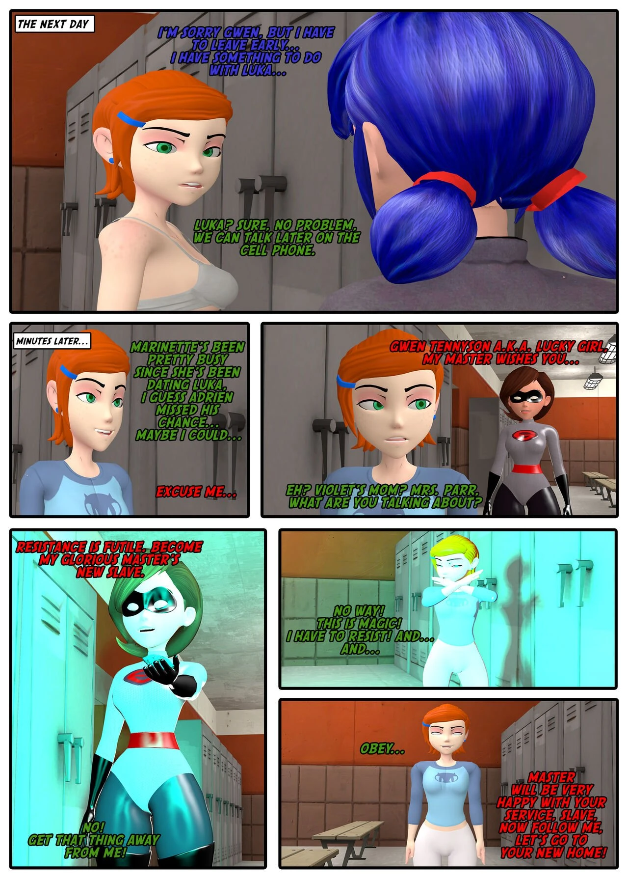 HYPNOTIZED HELEN PART 2 porn comic picture 6