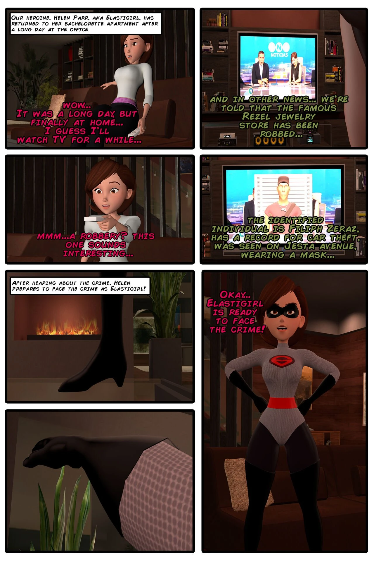 HYPNOTIZED HELEN porn comic picture 2