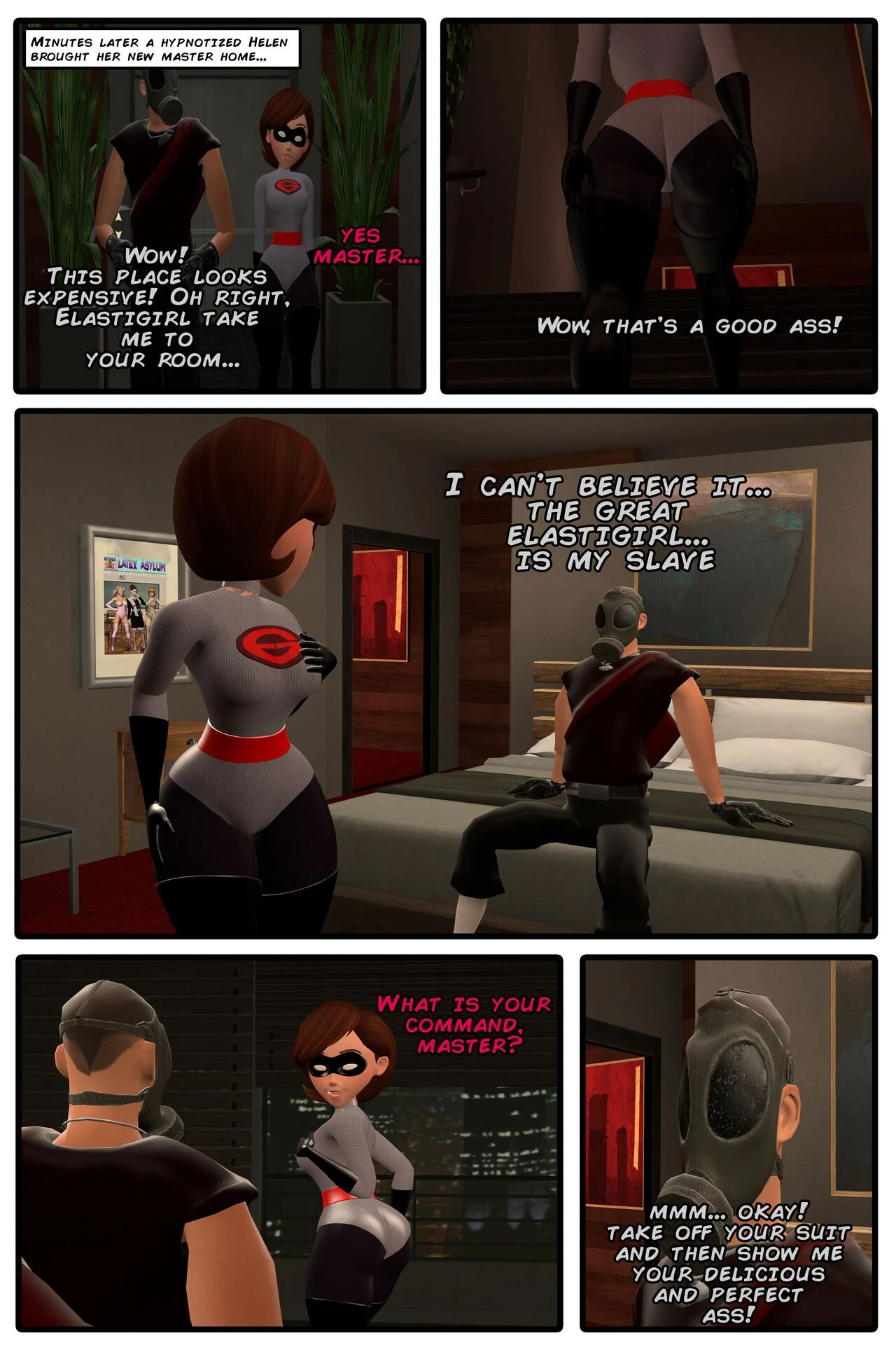 HYPNOTIZED HELEN porn comic picture 5