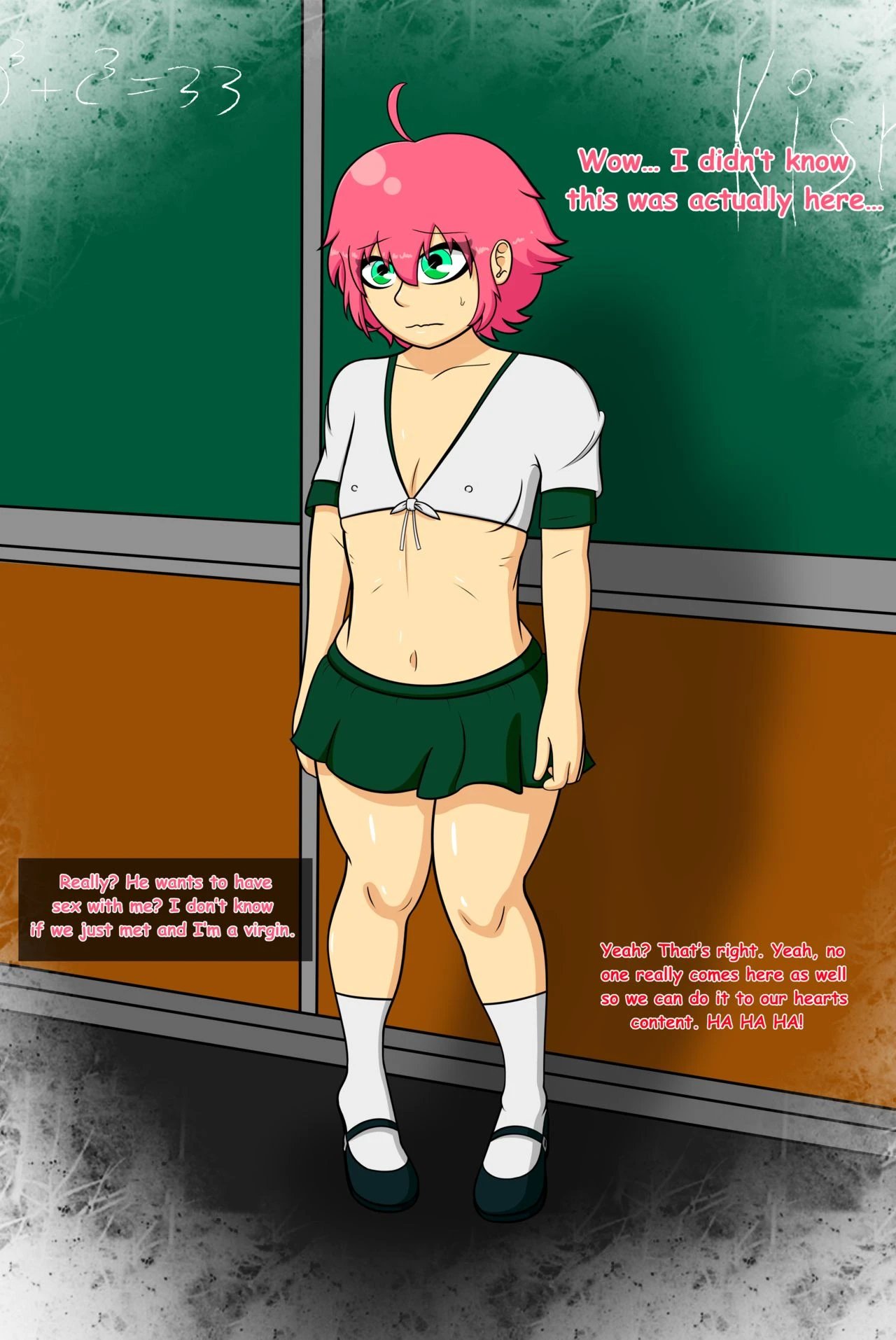 I became a slut because i was a trap loser porn comic picture 5