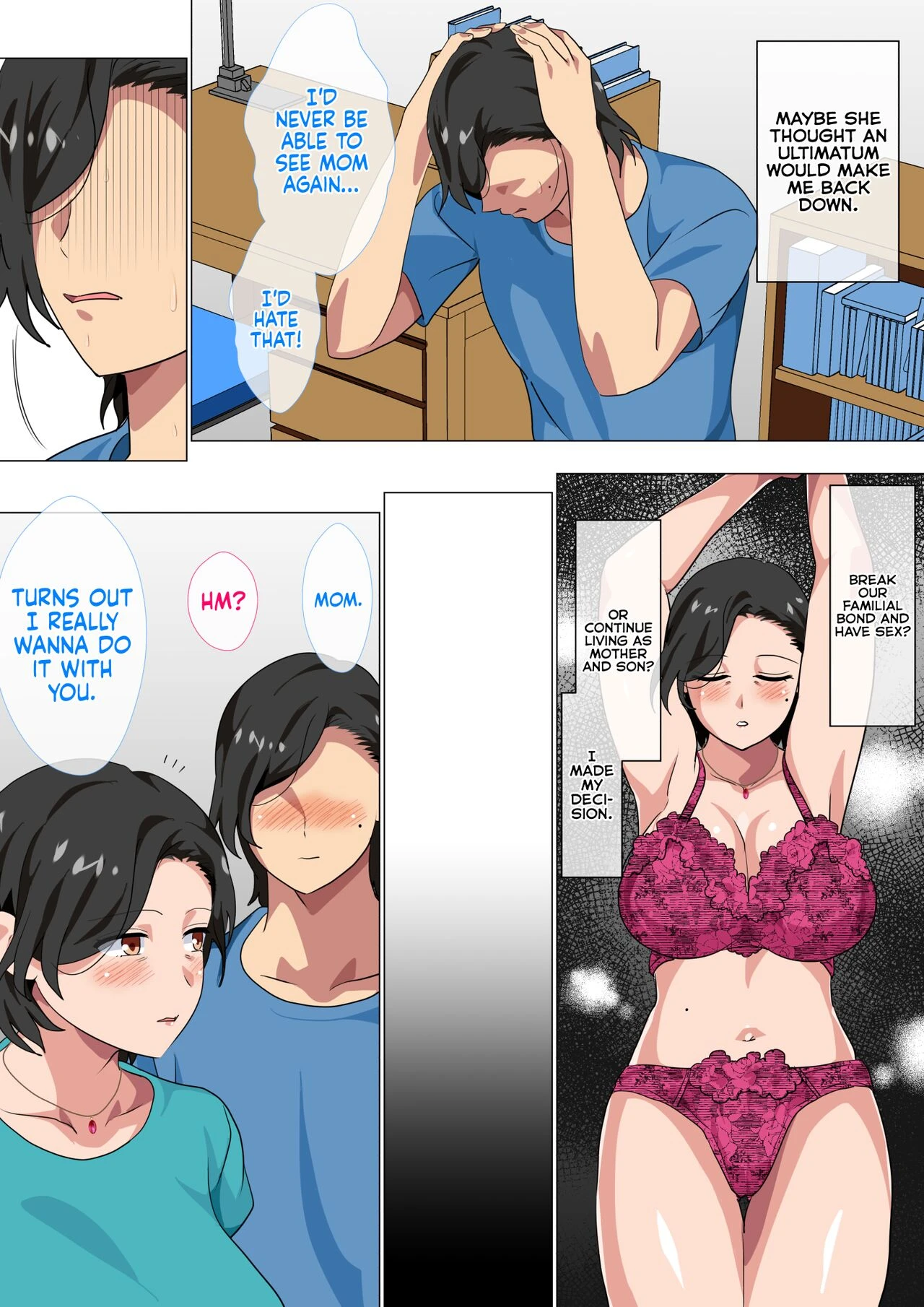 I Confessed to My Mom and She Let Me Have a One-Day-Only Sex-Fest | Hahaoya ni Kokuhaku Shitara Ichinichi dake Sex o Sasete Kureta Hanashi porn comic picture 10