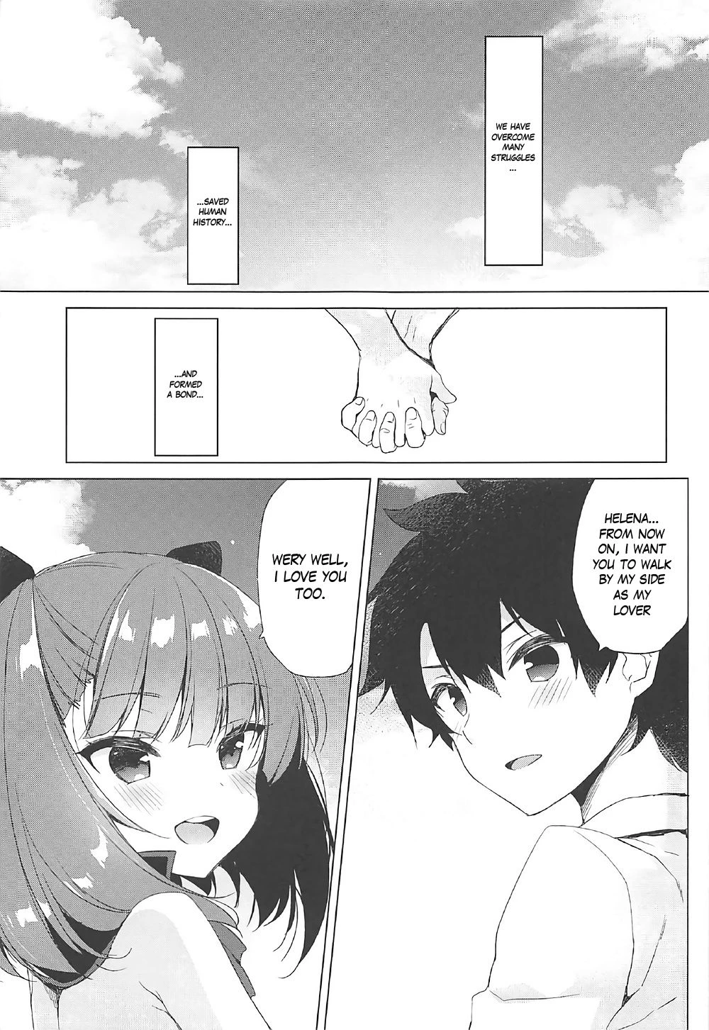 I couldn't summon swimsuit Helena! porn comic picture 3