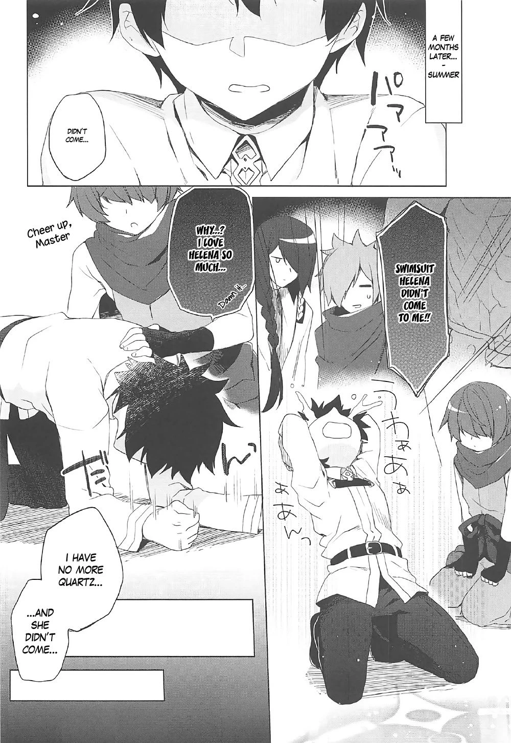 I couldn't summon swimsuit Helena! porn comic picture 4