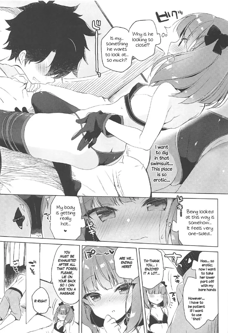 I couldn't summon swimsuit Helena! porn comic picture 9