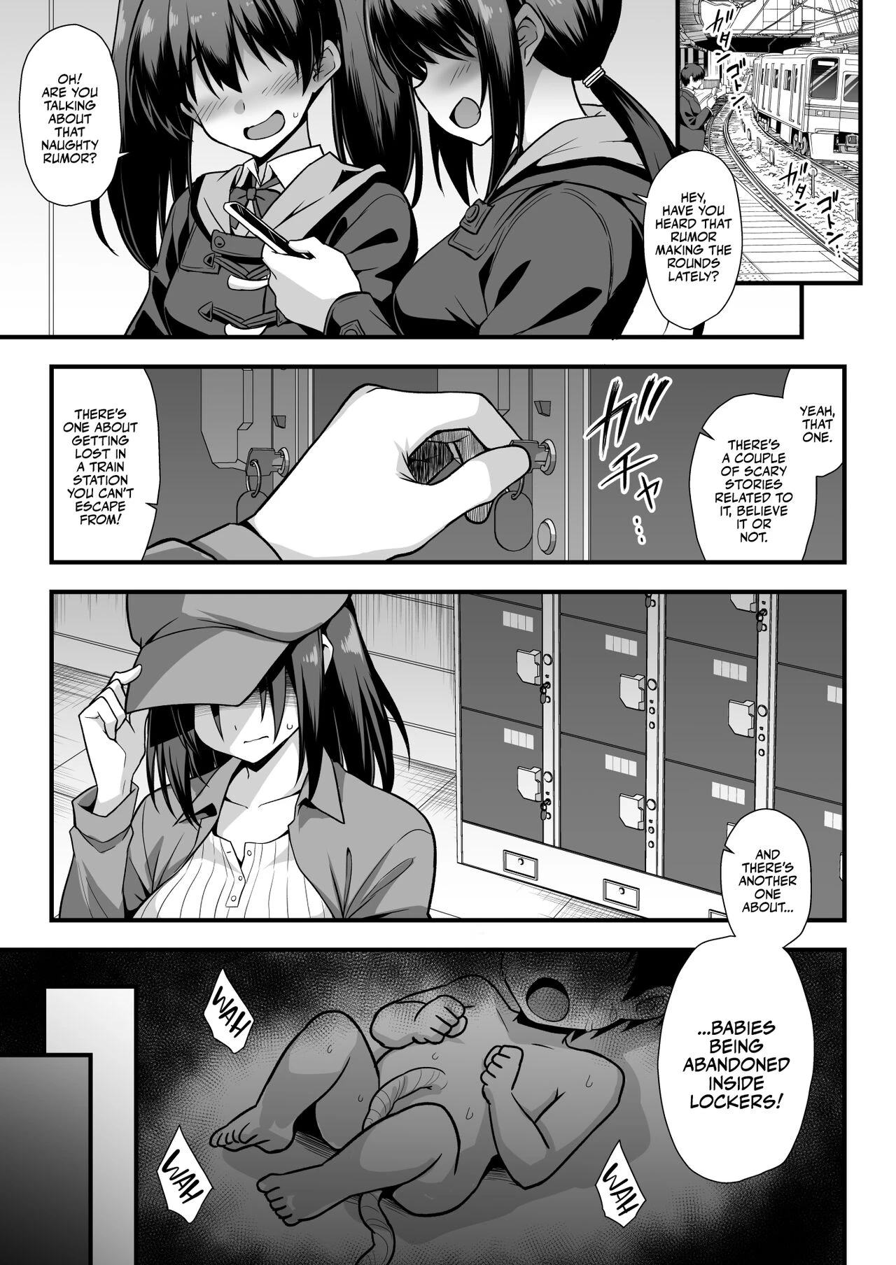 I Got Lost at the Kisaragi Station, and a Spooky Brat Fucked Me Dry! porn comic picture 2