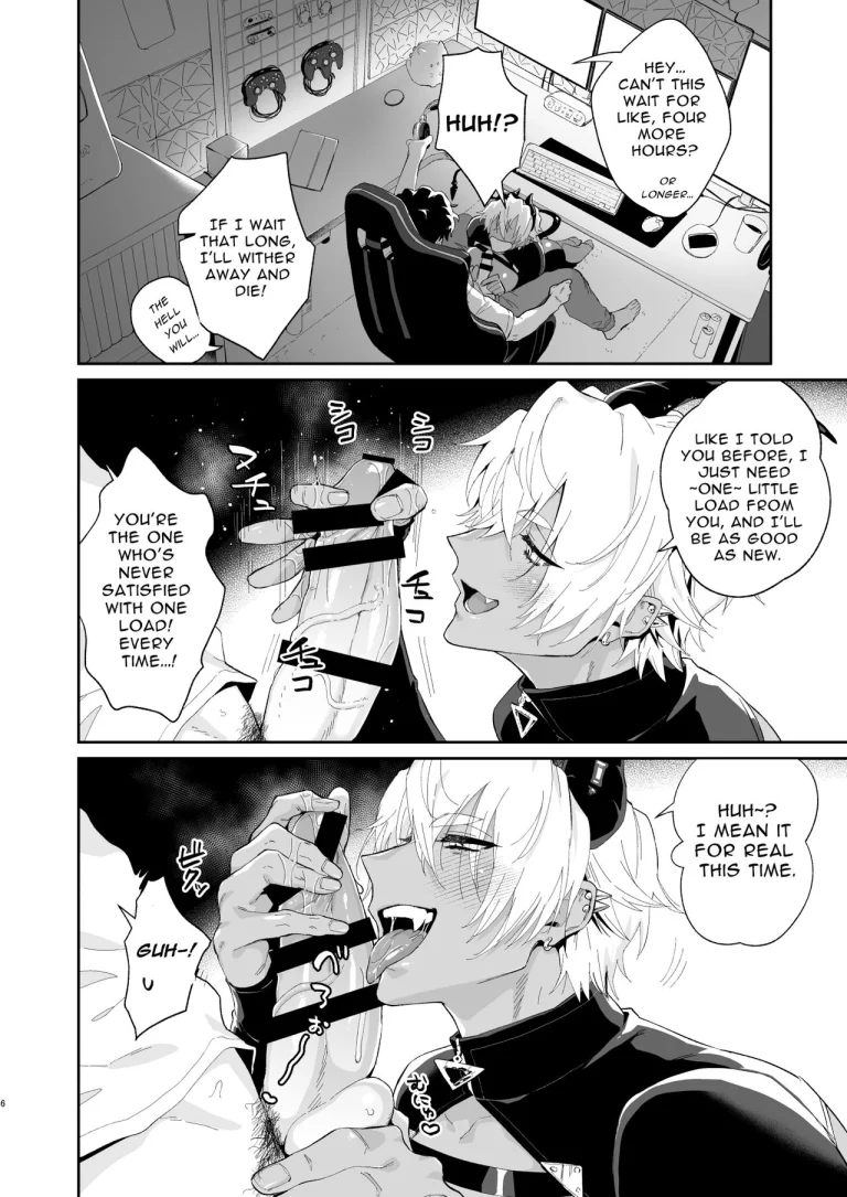 I Just Want to Game But This Incubus Keeps Sucking Me Off | Game Shitai Dakenanoni Incubus ni Suwaremakuru! porn comic picture 5