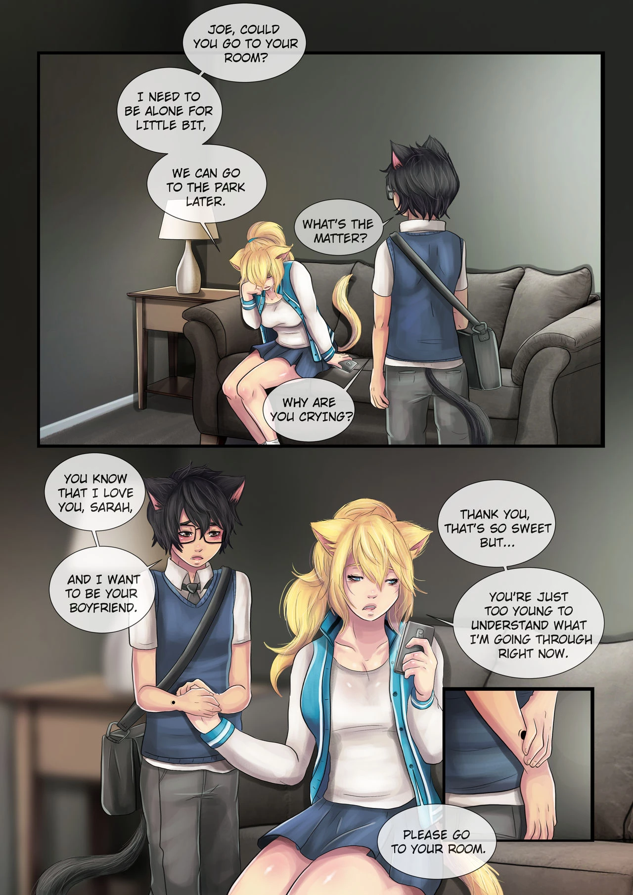 I Love my Babysitter porn comic picture 2