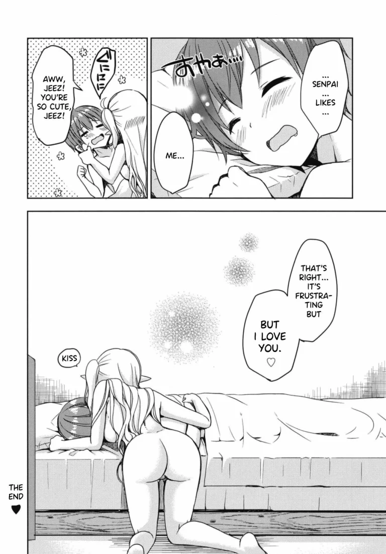 I tried to erotically hypnotize Elf Senpai who i admire porn comic picture 20