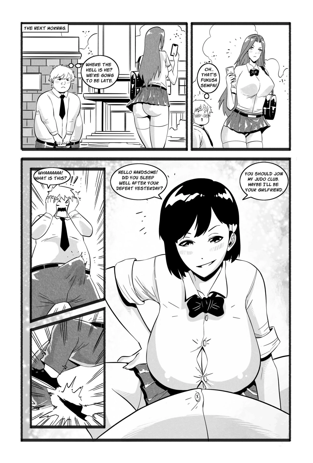 I will make us win at Judo Chapter 1-2 porn comic picture 12