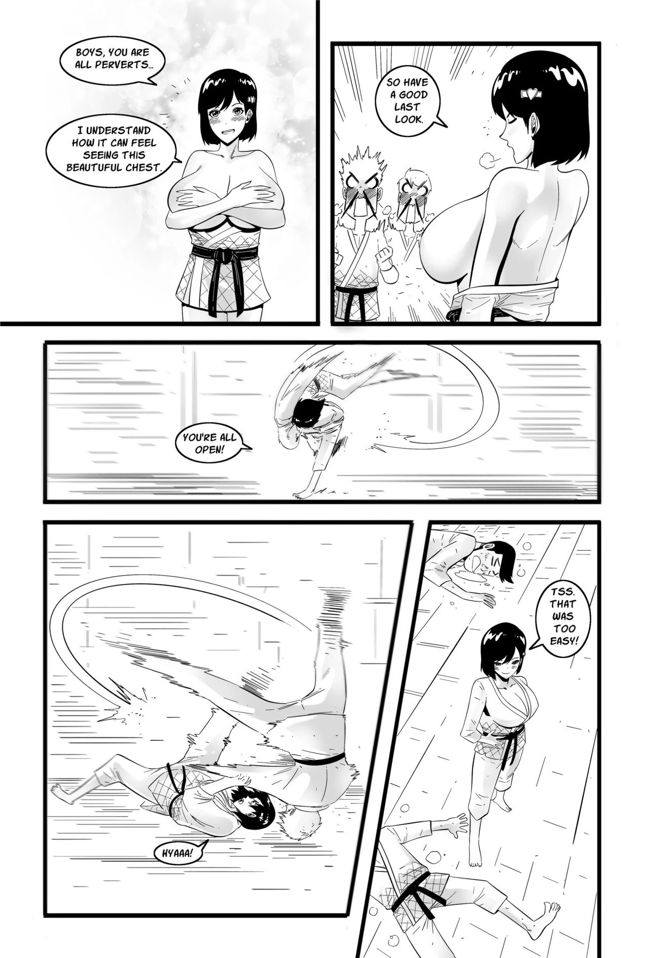 I will make us win at Judo Chapter 1-2 porn comic picture 19