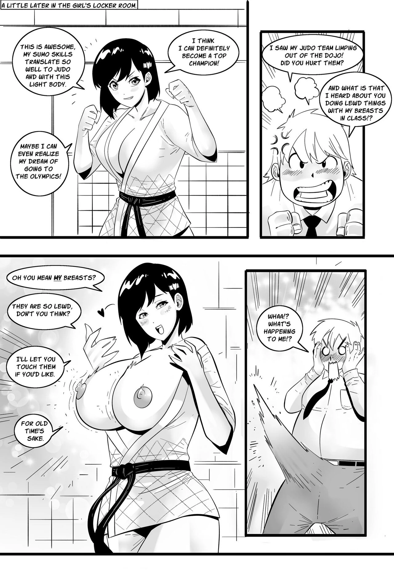 I will make us win at Judo Chapter 1-2 porn comic picture 20