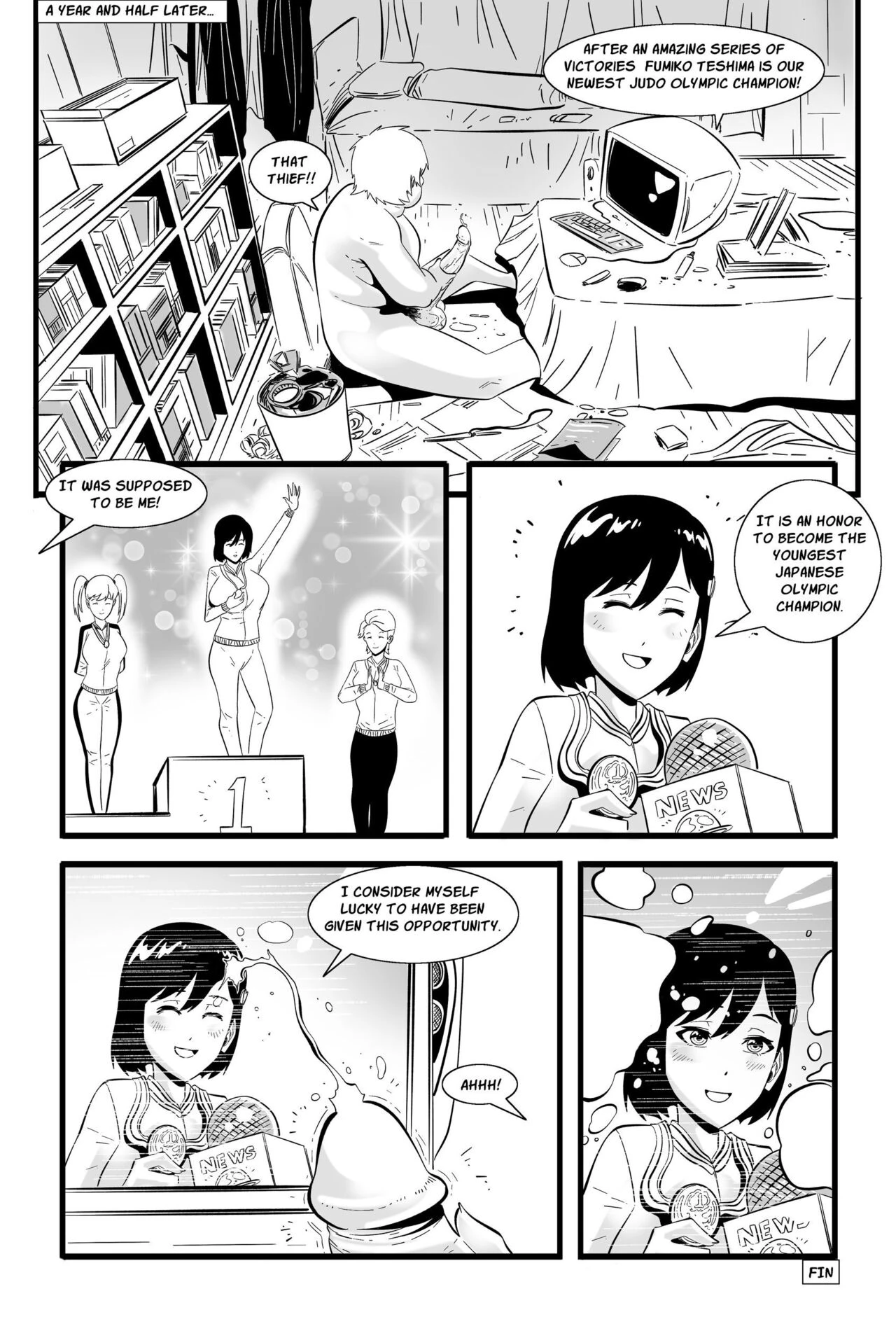 I will make us win at Judo Chapter 1-2 porn comic picture 27