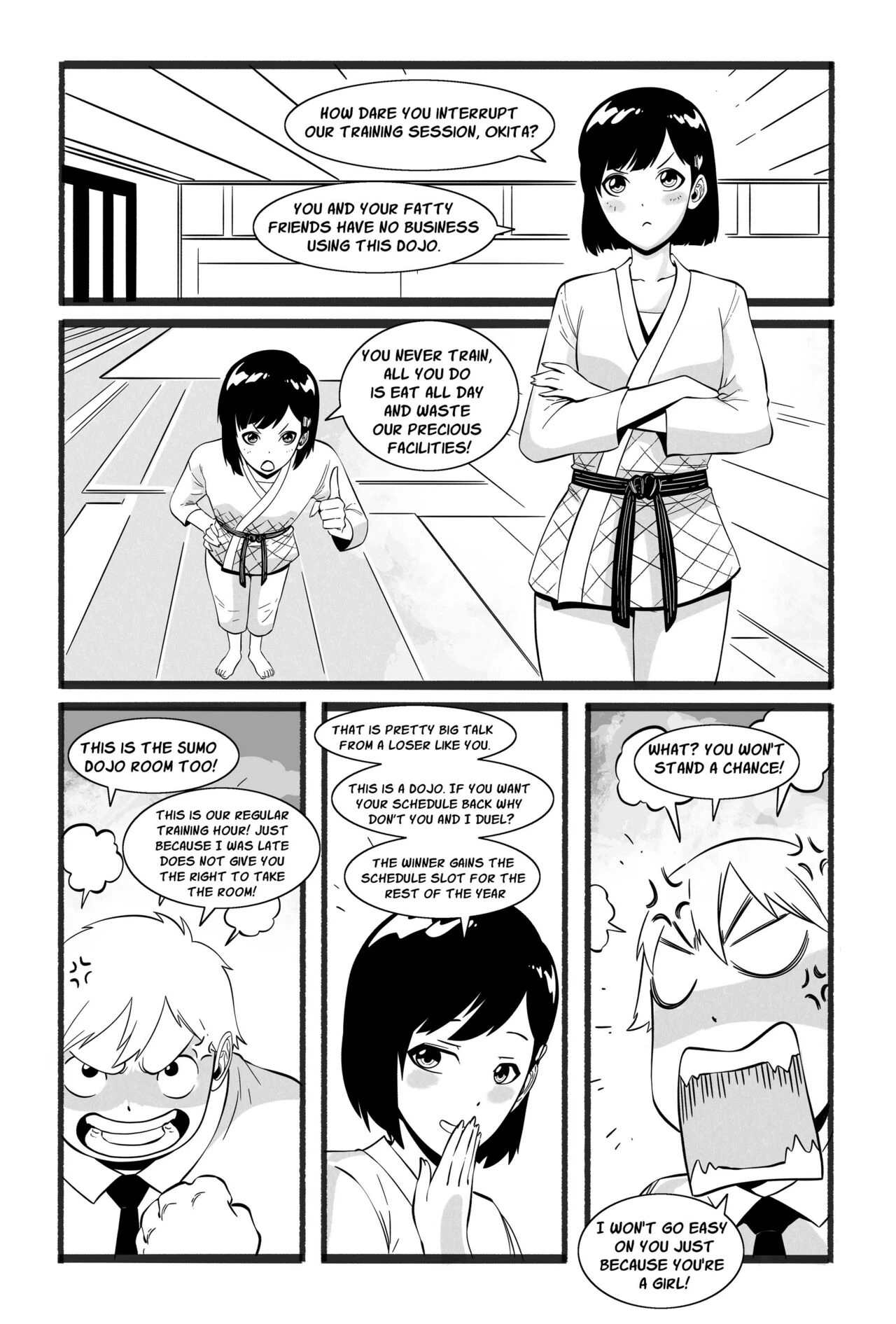 I will make us win at Judo Chapter 1-2 porn comic picture 3