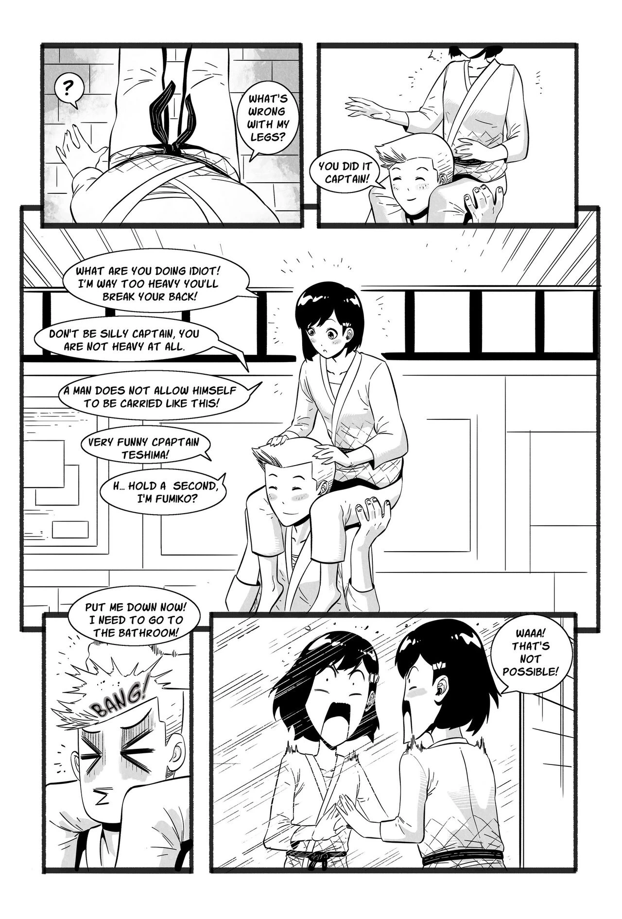 I will make us win at Judo Chapter 1-2 porn comic picture 5