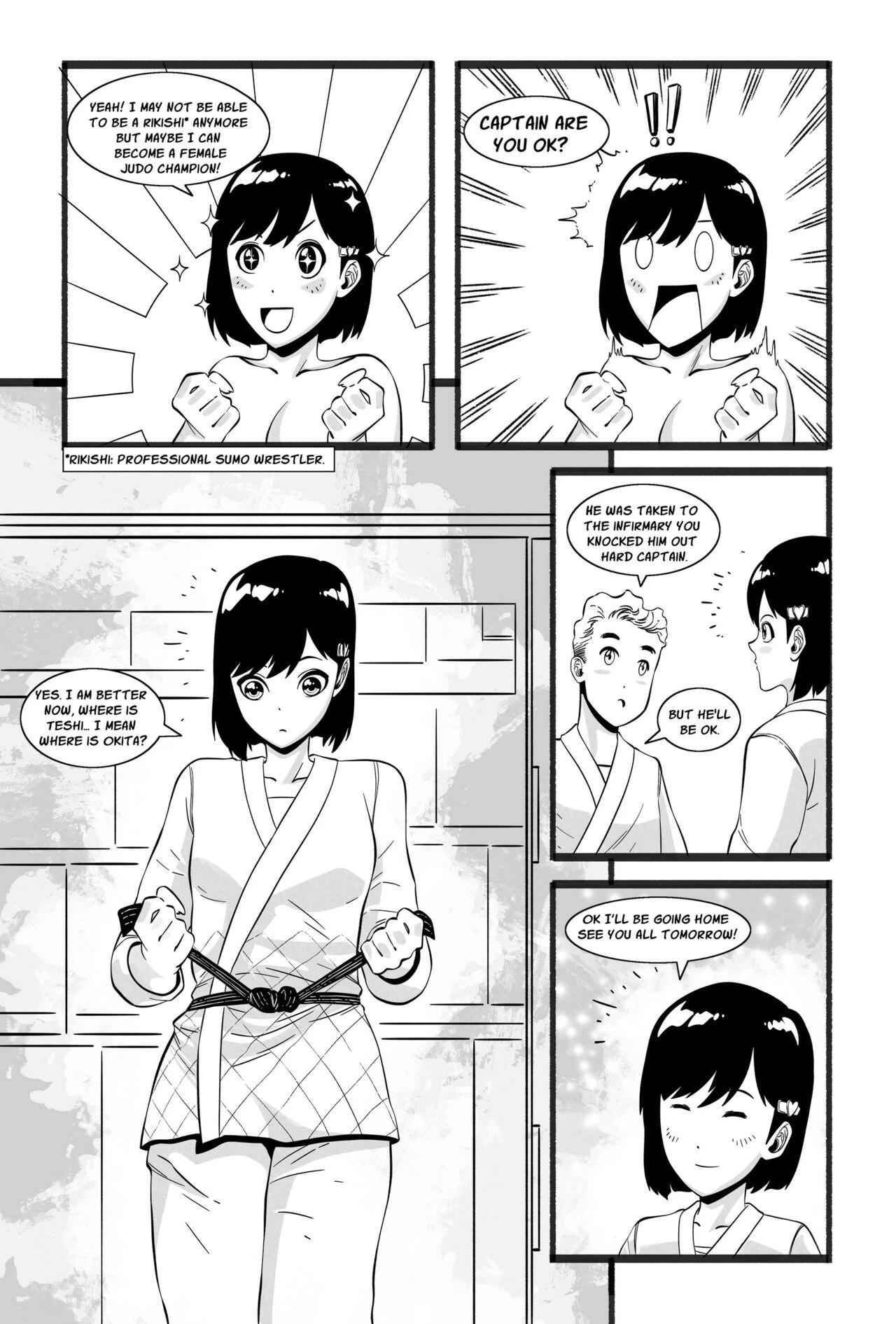 I will make us win at Judo Chapter 1-2 porn comic picture 8
