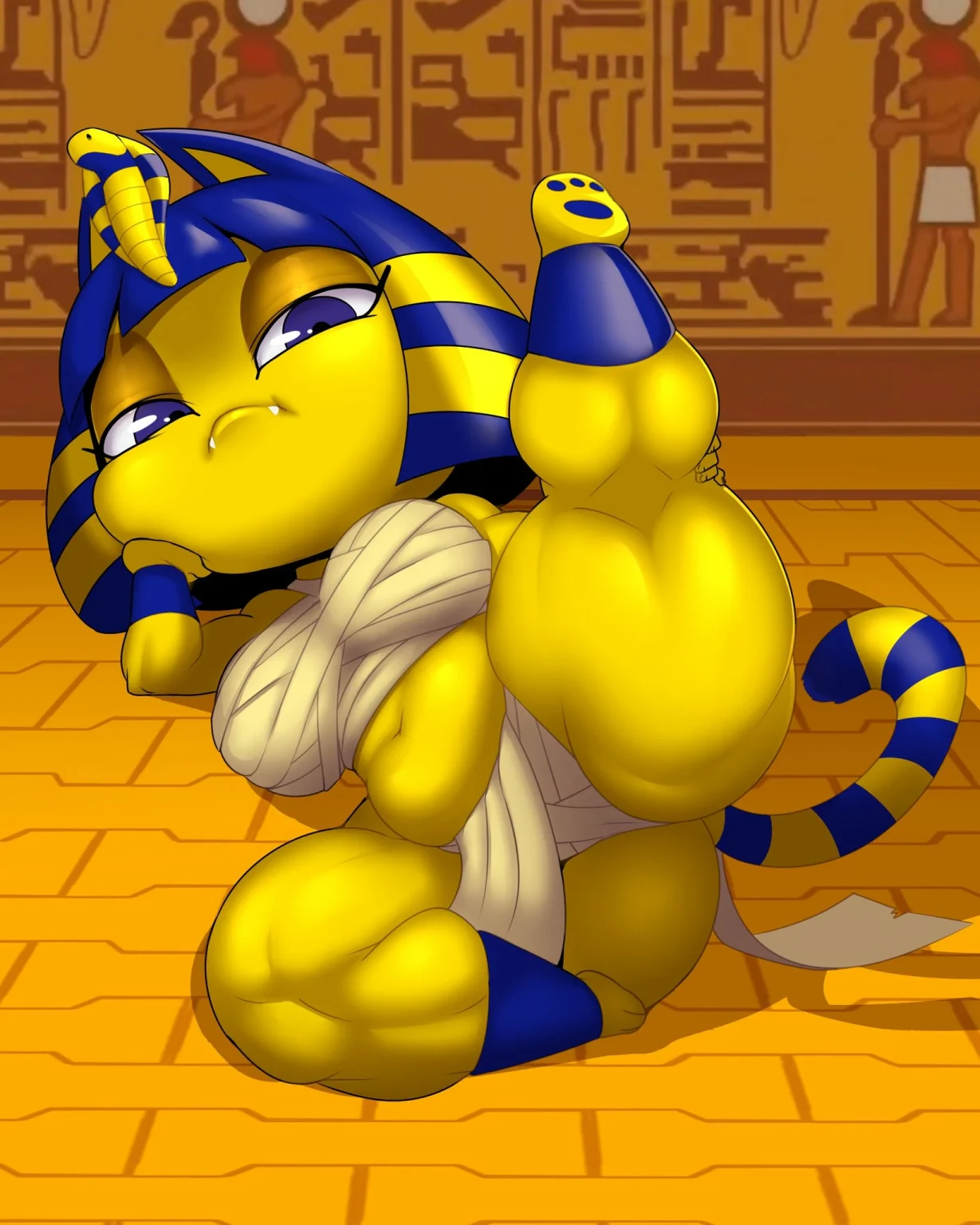 Ice Latte w/ Ankha porn comic picture 1