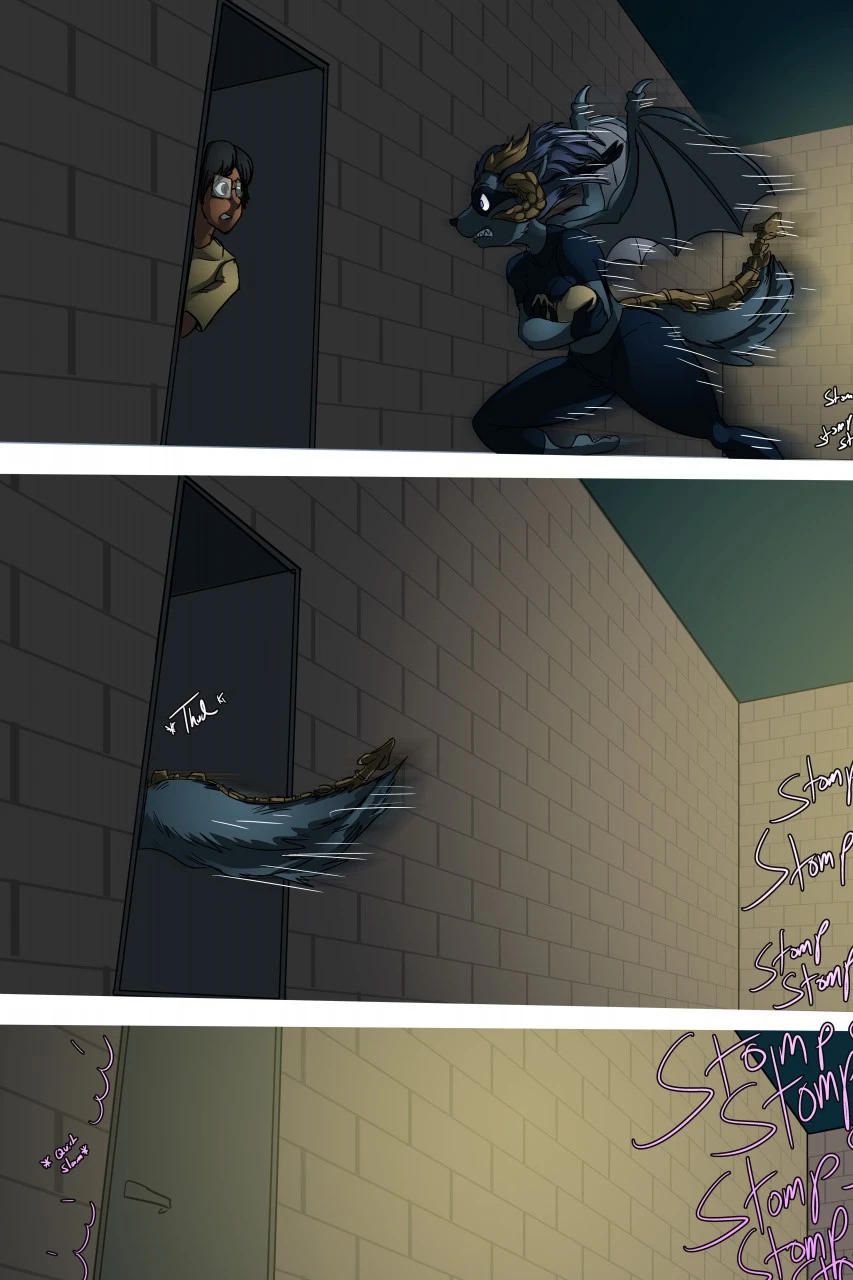 Icy Foxy: Quiet Hiding porn comic picture 2