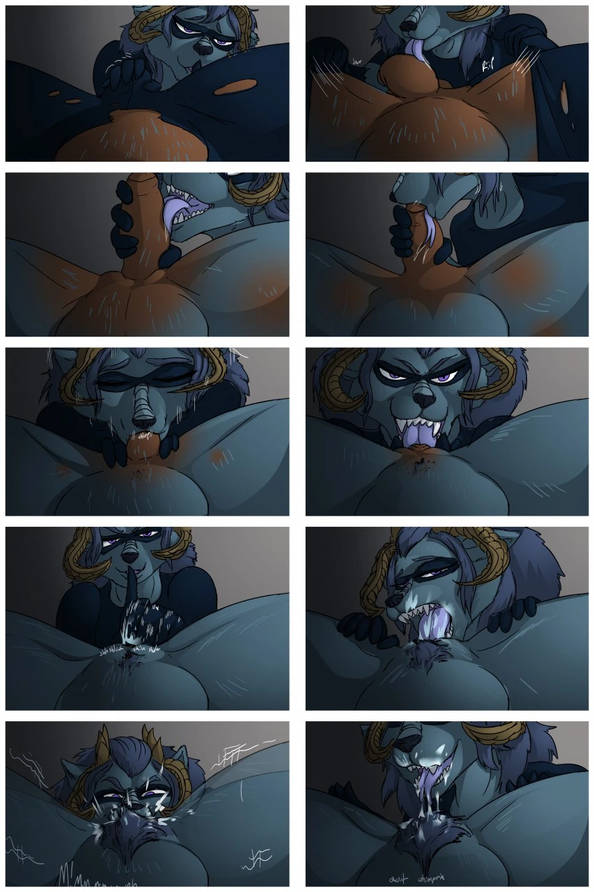 Icy Foxy: Quiet Hiding porn comic picture 7