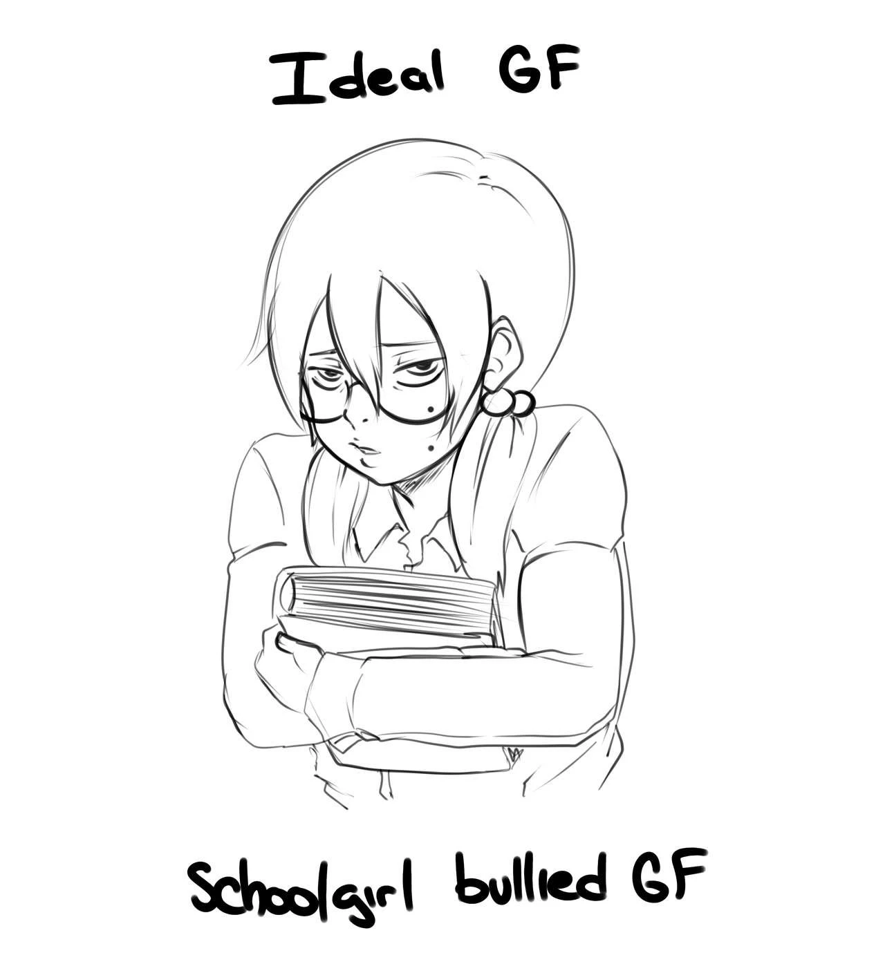 Ideal GF: Schoogirl Bullied GF porn comic picture 1