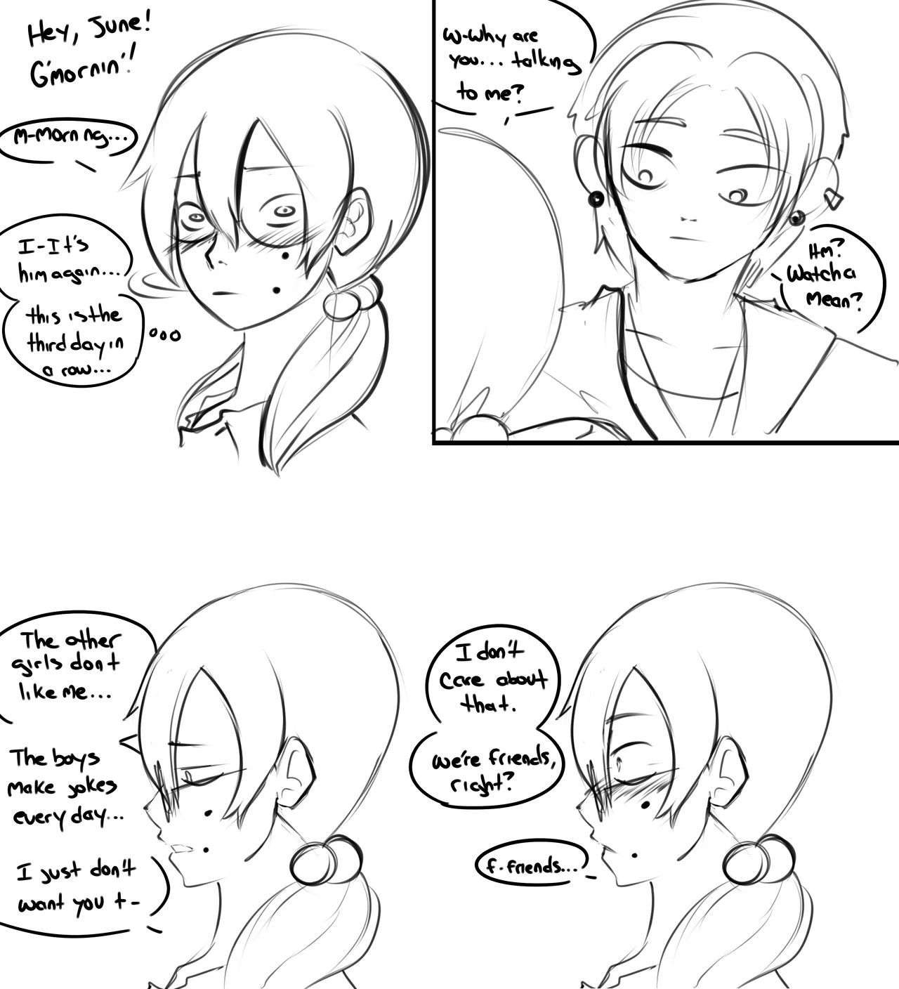 Ideal GF: Schoogirl Bullied GF porn comic picture 3