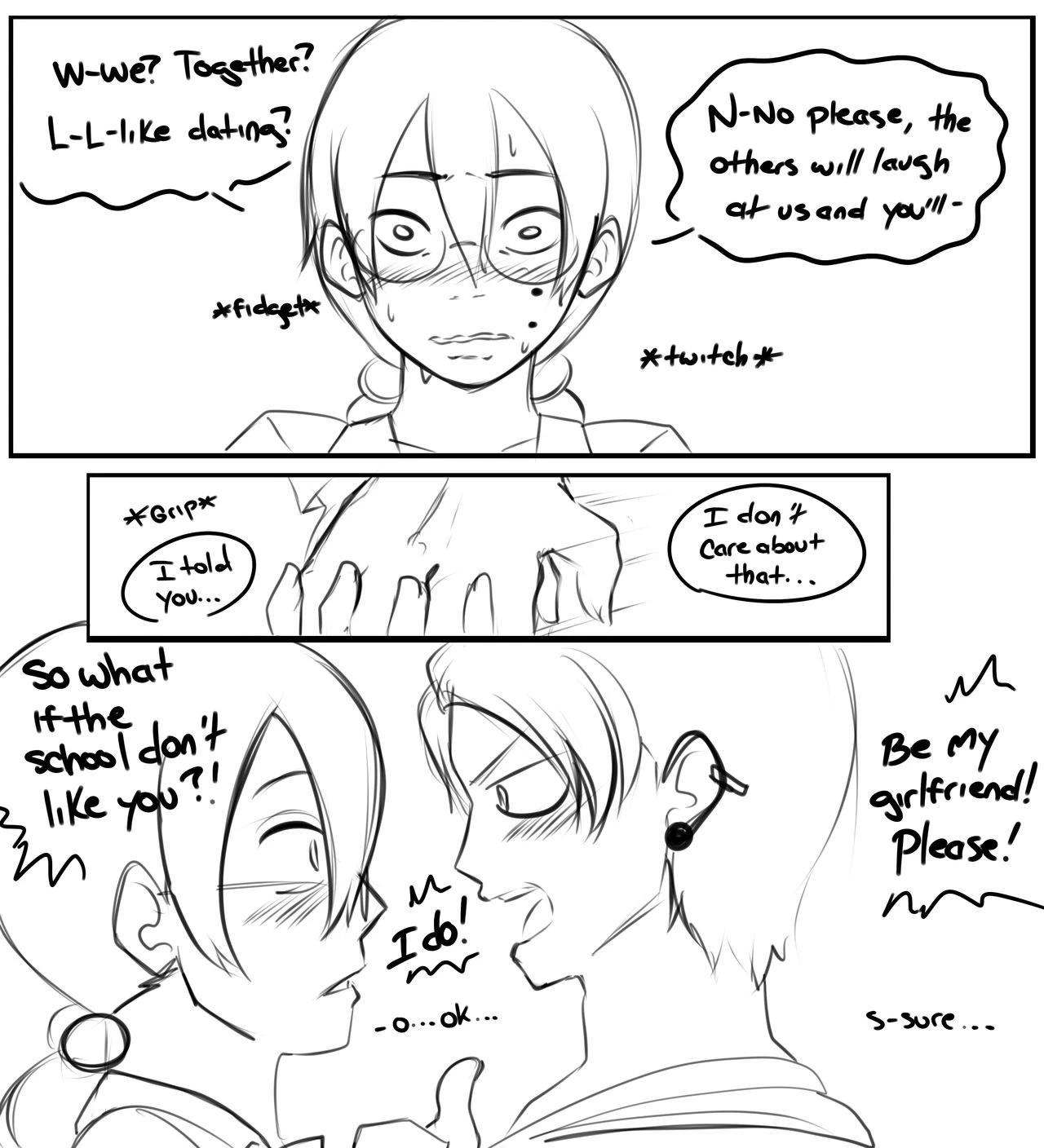 Ideal GF: Schoogirl Bullied GF porn comic picture 5