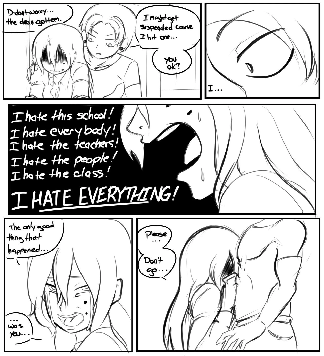 Ideal GF: Schoogirl Bullied GF porn comic picture 6