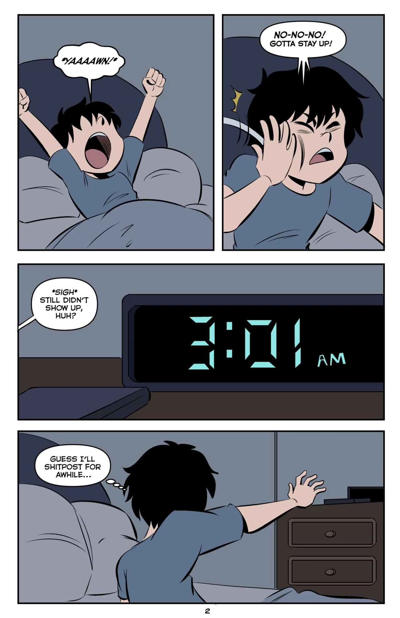 I'll Stay Up As Long As I Have To! porn comic picture 3