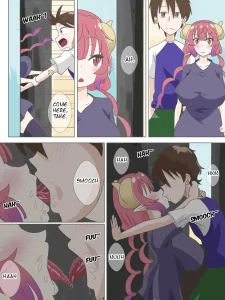 Ilulu goes to Take's house porn comic picture 1